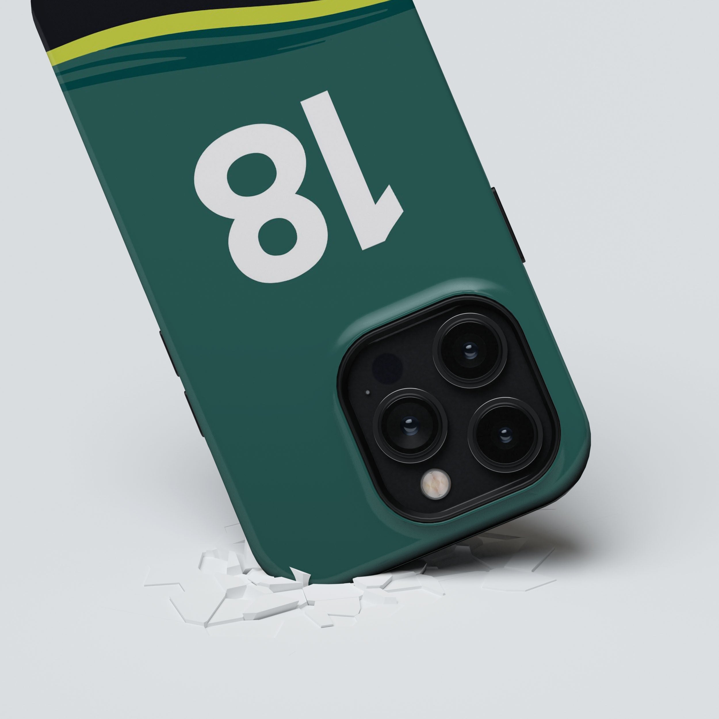 Lance Stroll F1 Aston Martin 2024 AMR24 Livery Phone Case