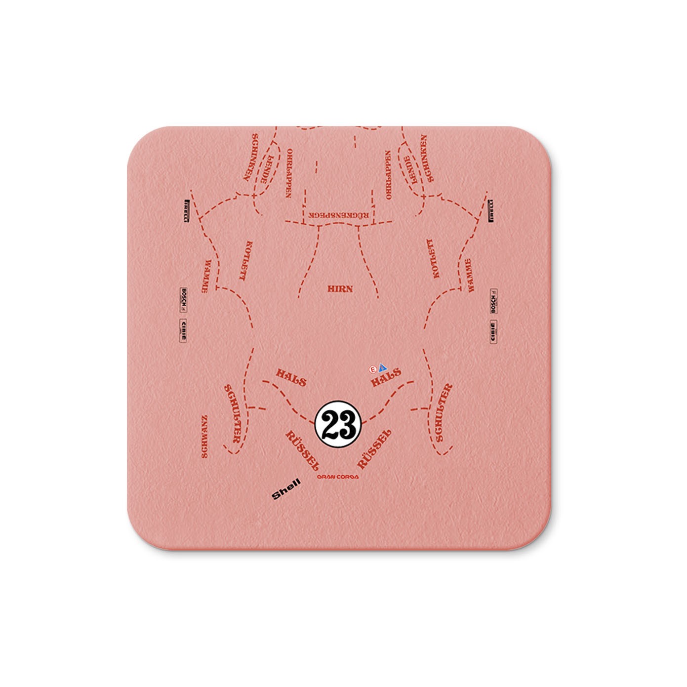 Porsche 1971 917/20 "Pink Pig" Le Mans WED Livery Coaster