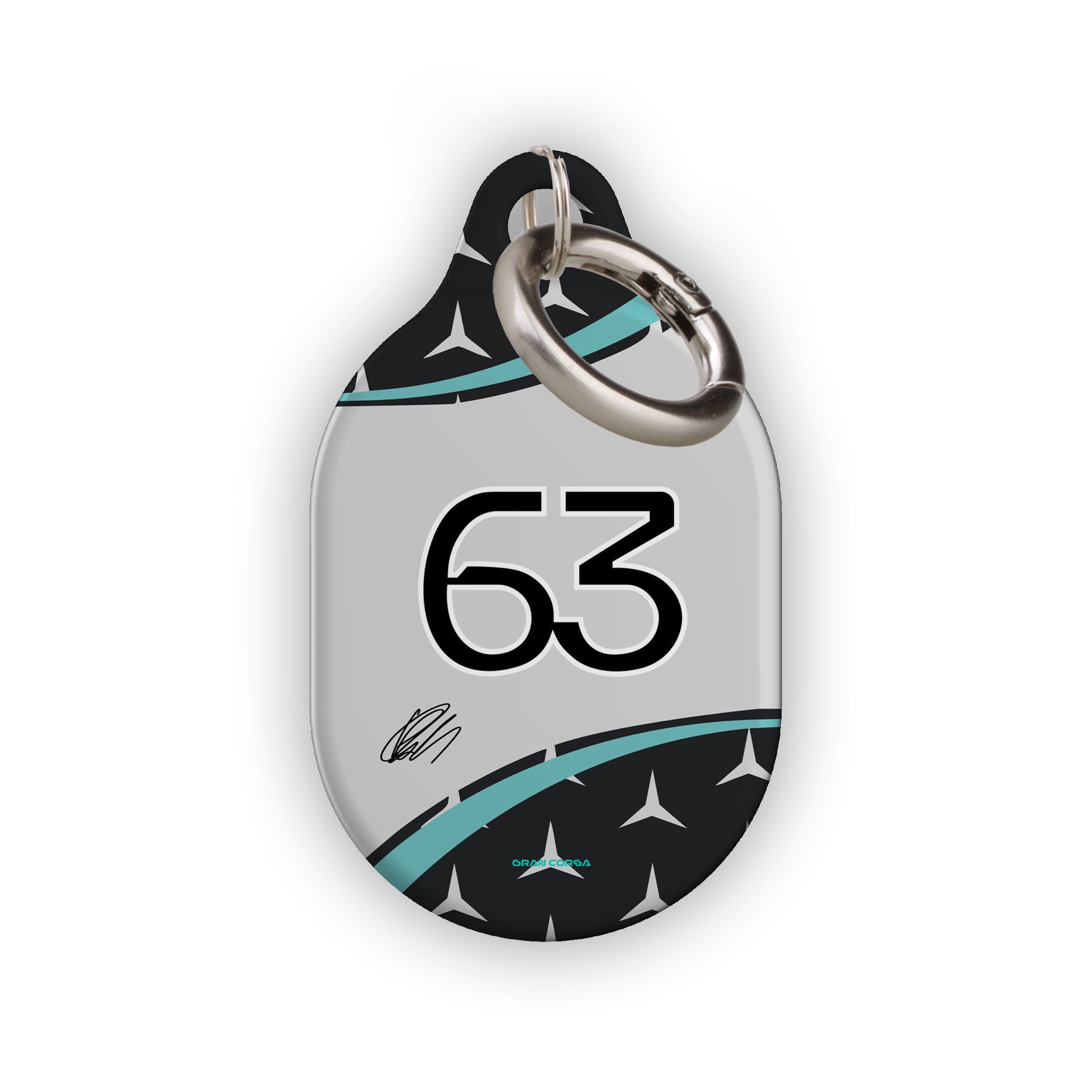 George Russell F1 Mercedes-AMG Petronas 2025 Season Signed AirTag Holder
