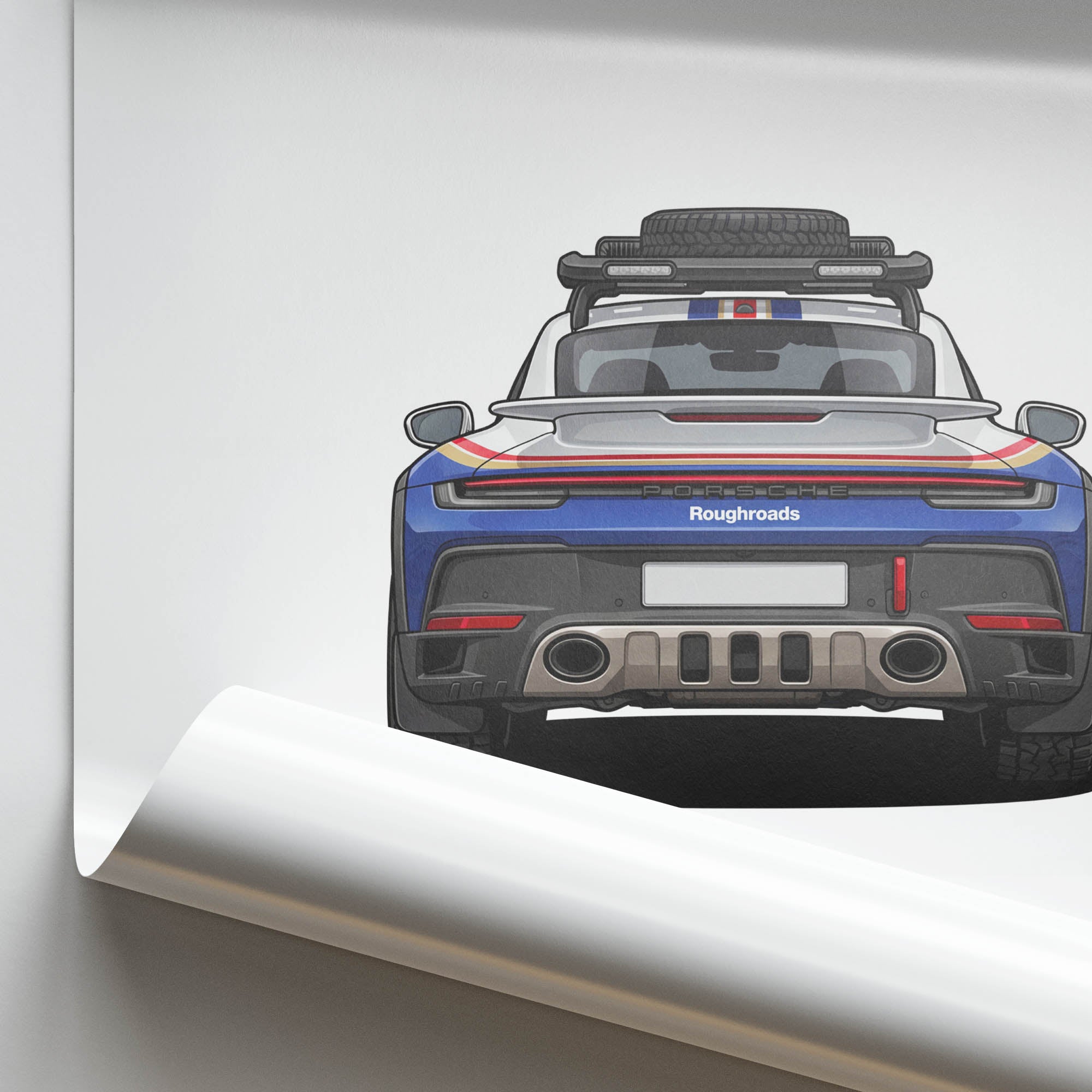 2023 Porsche 911 Roughroads – Car Print