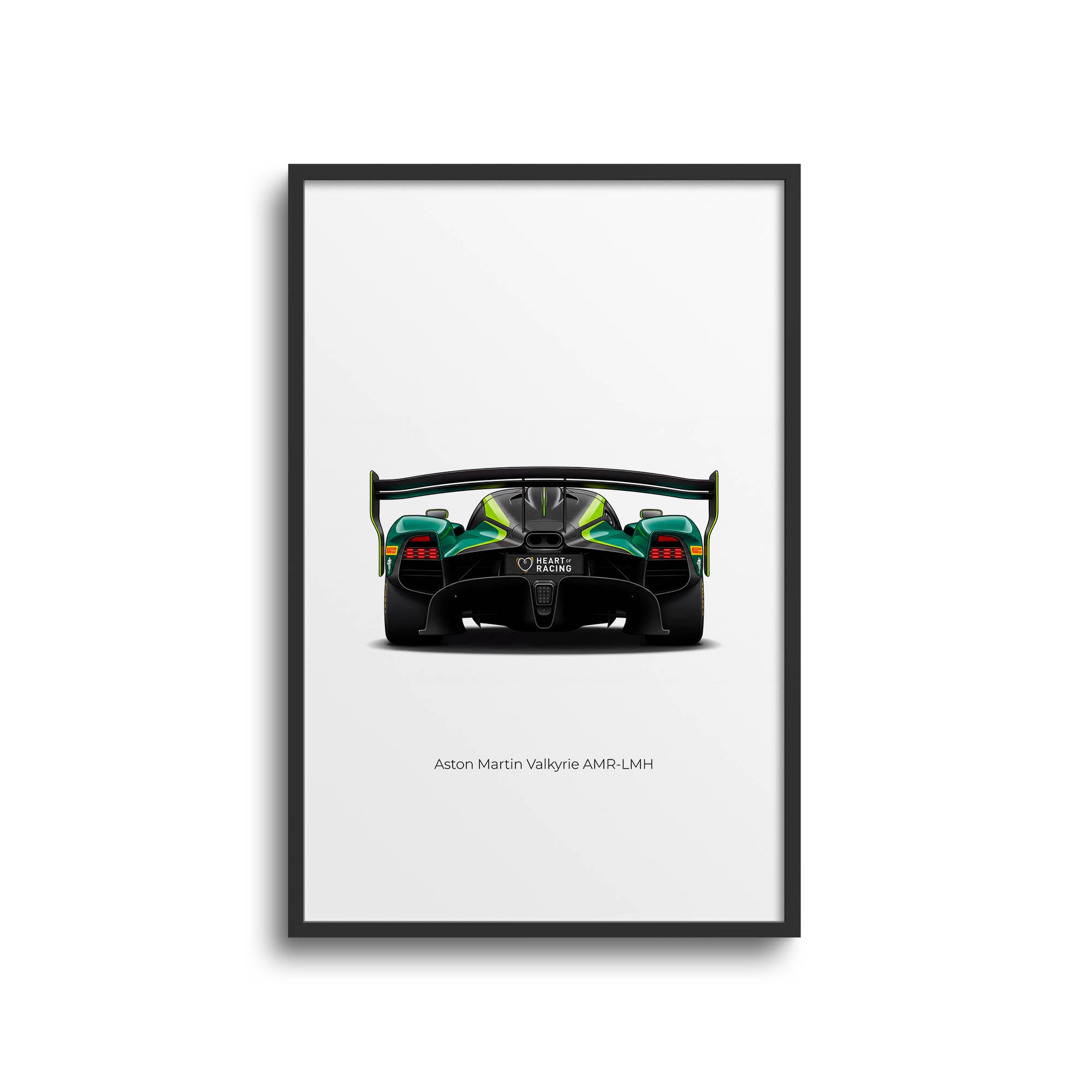 Aston Martin Valkyrie Poster | LMH Racing Wall Decor - 2025 Hypercar Endurance Motorsport Print