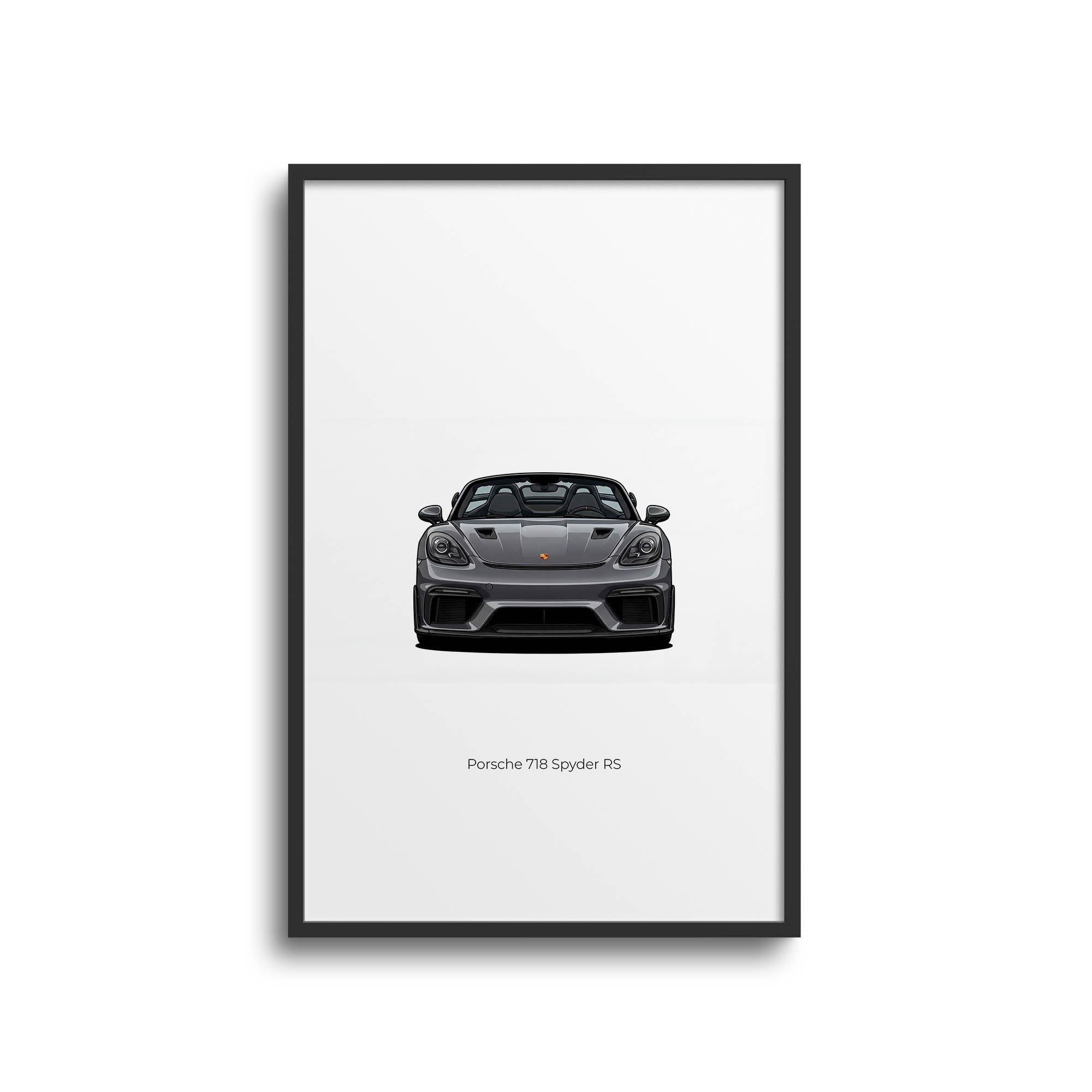 2024 Porsche 718 Spyder RS Vanadium – Car Print