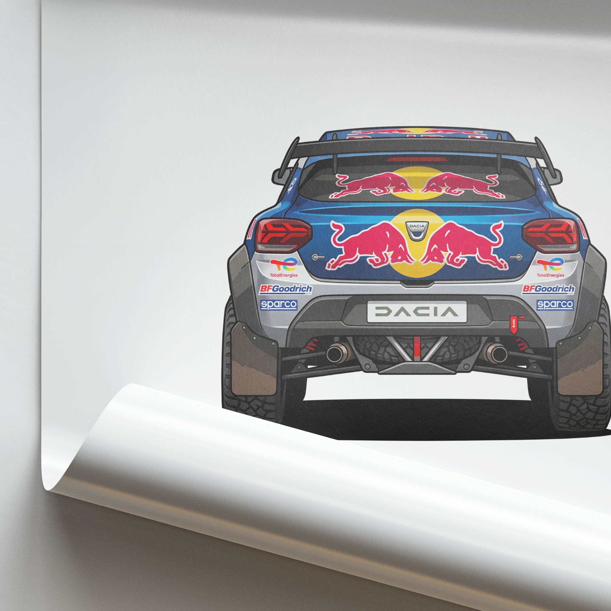 2025 Dacia Sandrider S Bastien Loeb – Car Print
