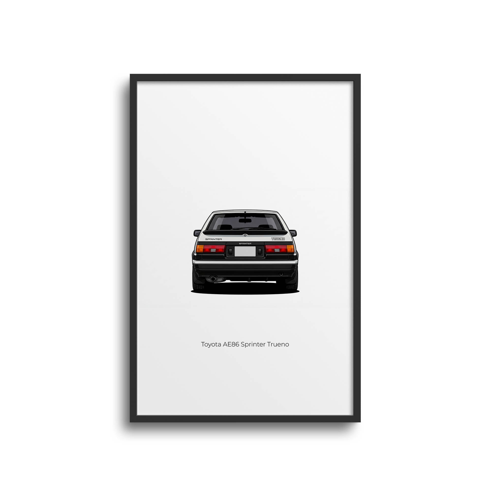 1983 Toyota AE86 Sprinter Trueno High Tech – Car Print