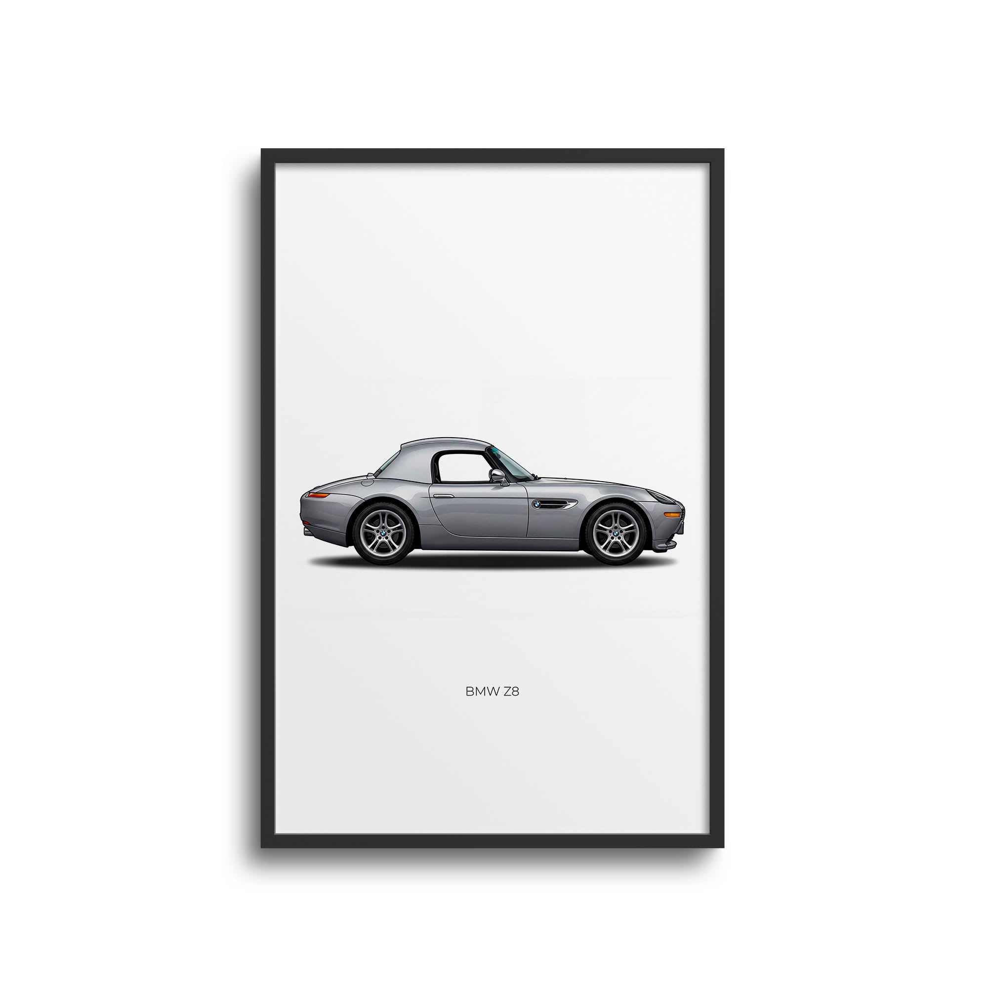 2000 BMW Z8 Titanium – Car Print (Side)
