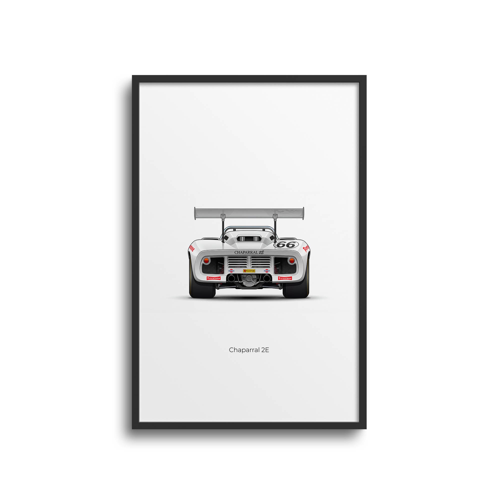 1966 Chaparral 2E Phil Hill – Car Print
