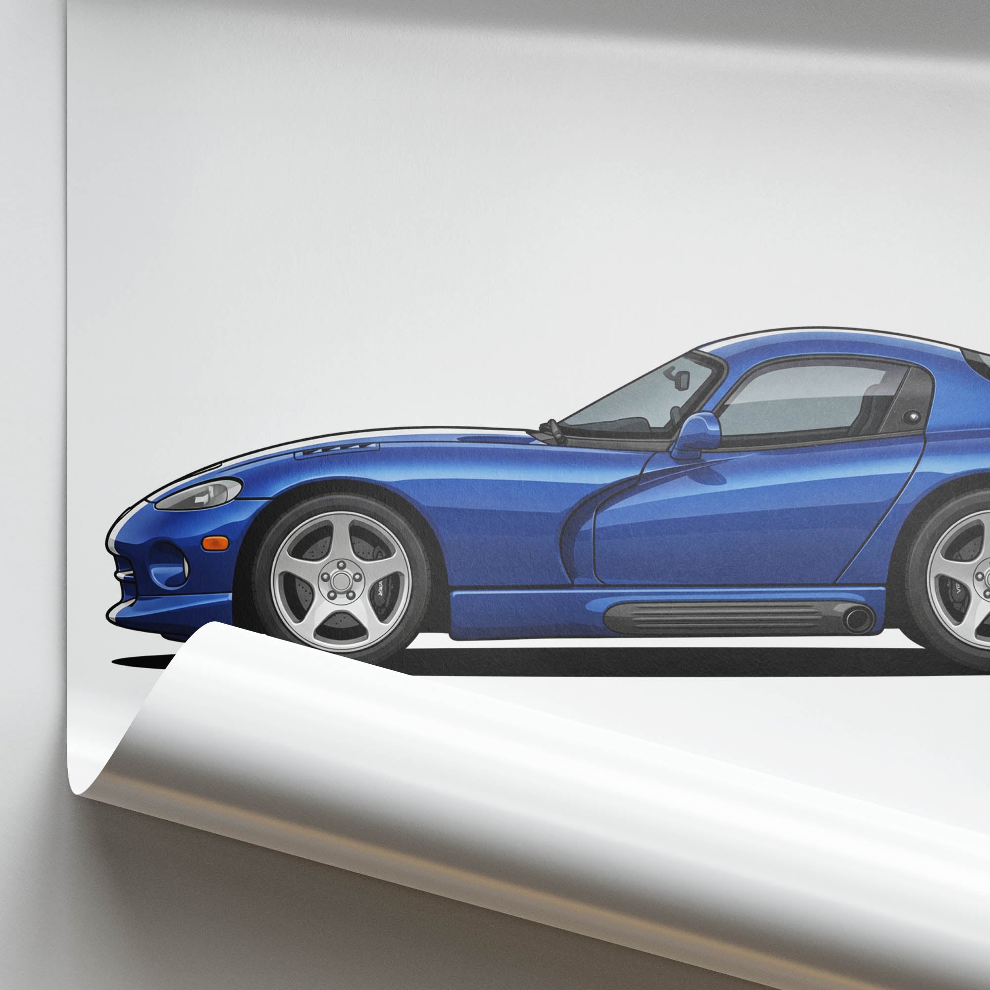 1996 Dodge Viper Gts Viper Gts – Car Print