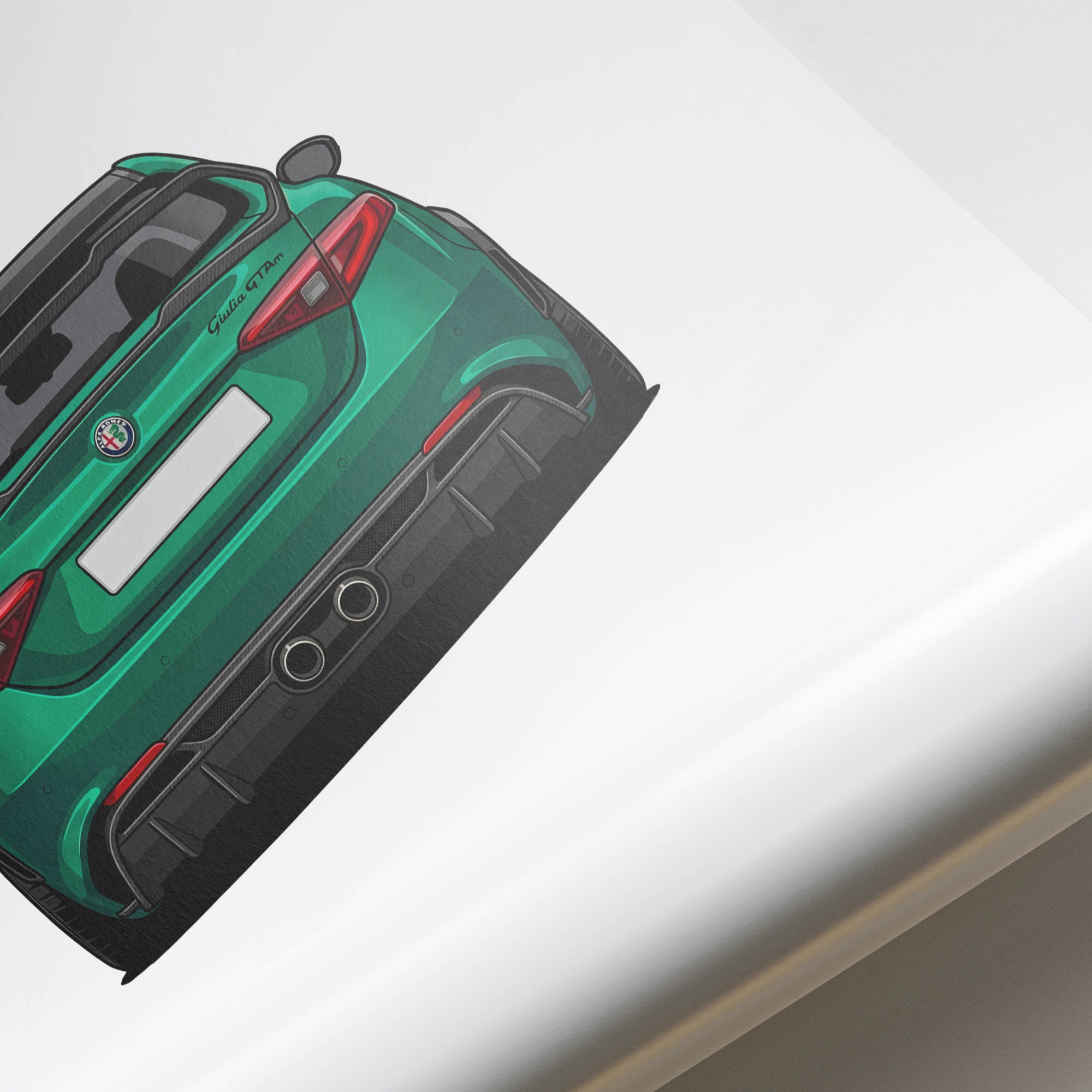 2020 Alfa Romeo Giulia Gtam Montreal – Car Print