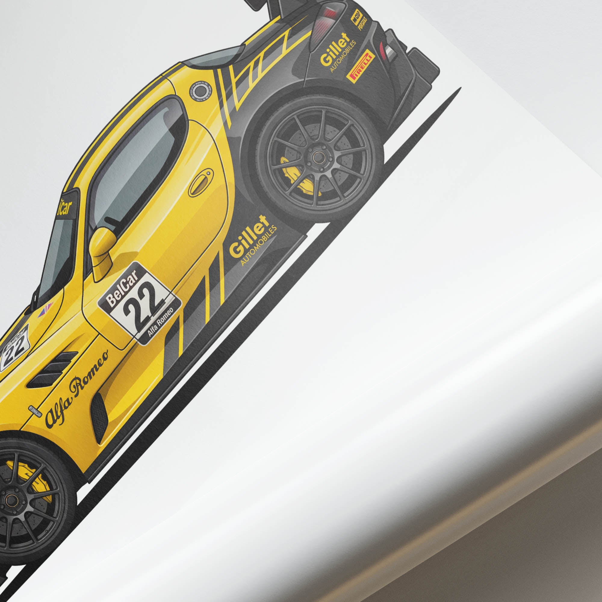 2000 Gillet Vertigo Belgian – Car Print