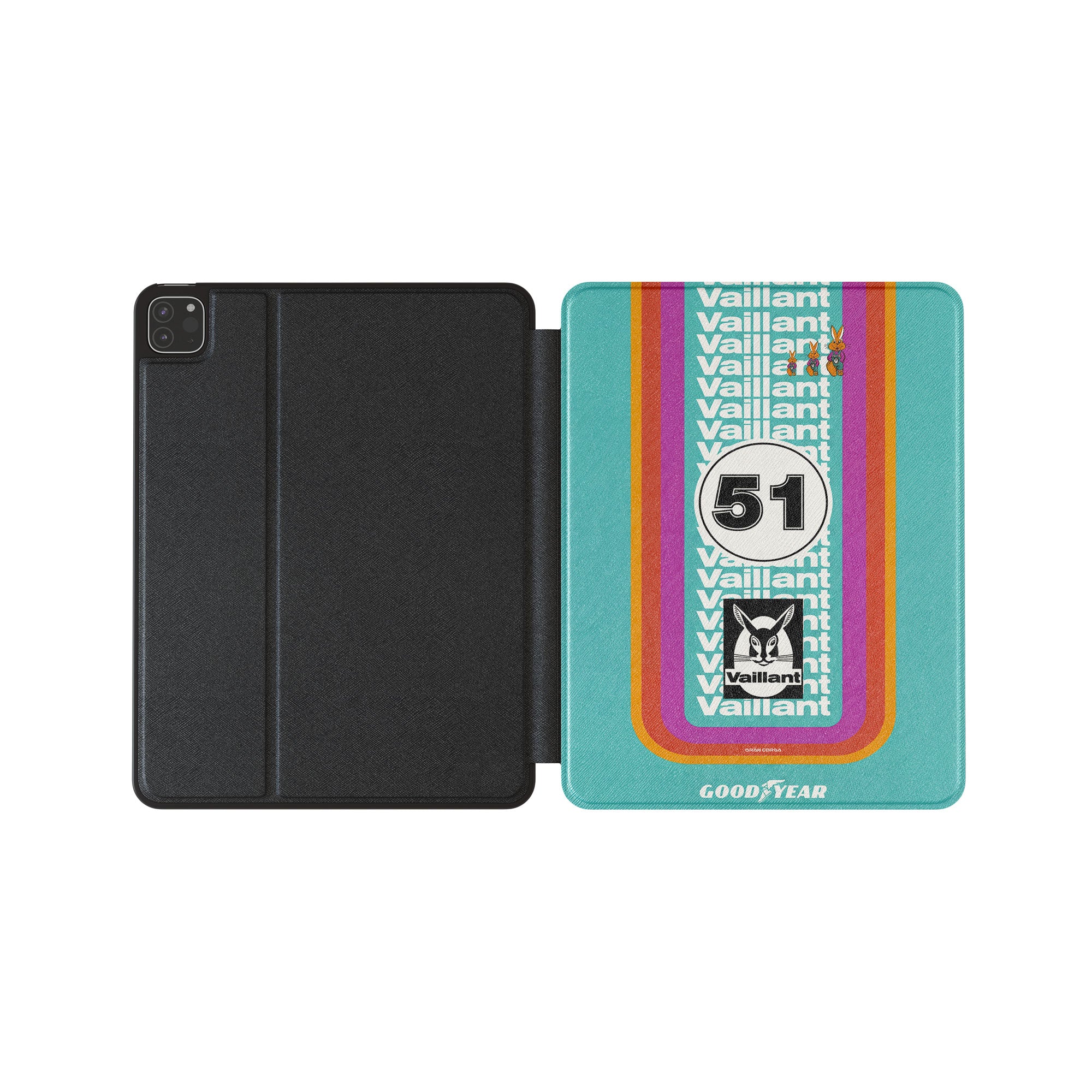 Porsche iPad Case – 1977 935 K3 Vaillant Kremer Racing Livery Cover