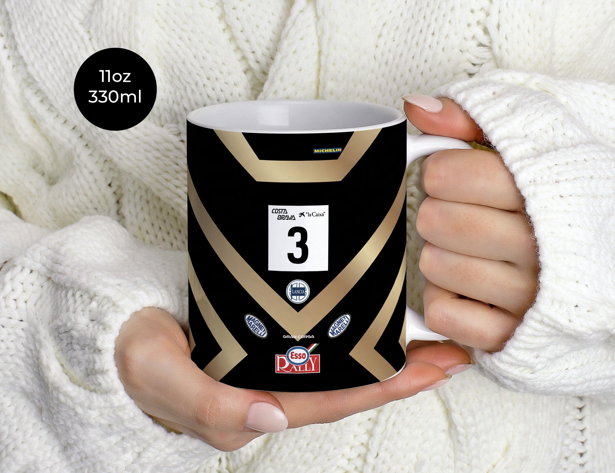 Lancia Delta S4 Mug – Classic 1986 Rally Car Ceramic Racing Cup