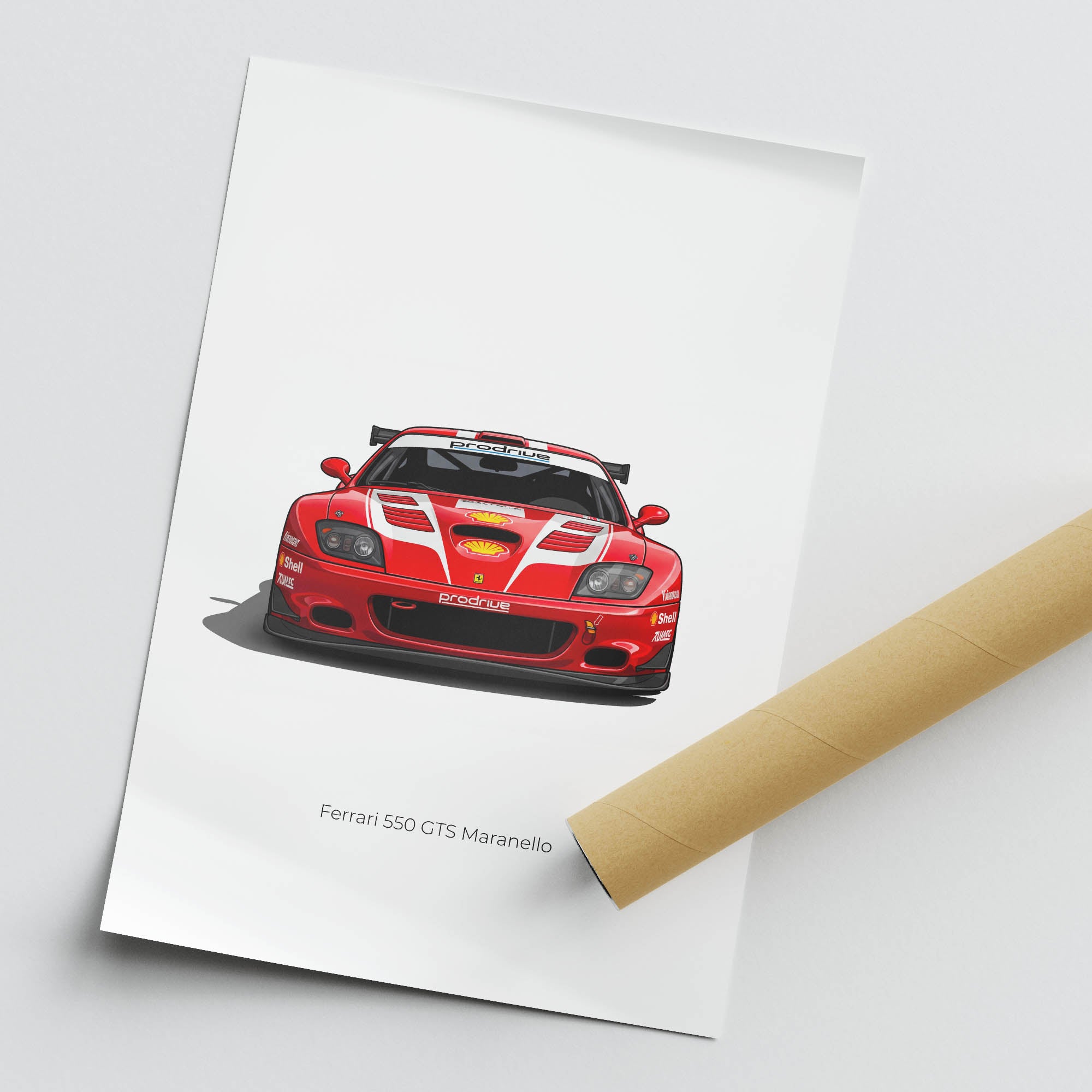2003 Ferrari 550 Gts Maranello Prodrive – Car Print