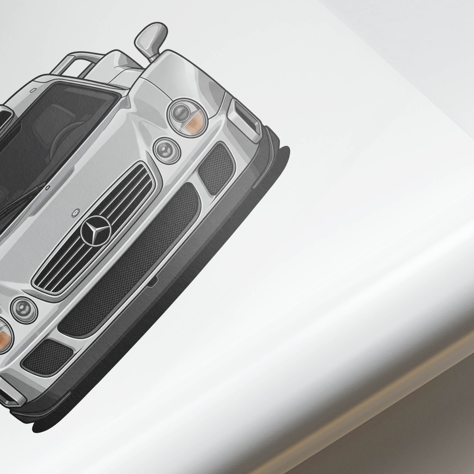 1998 Mercedes-Benz CLK GTR – Car Print
