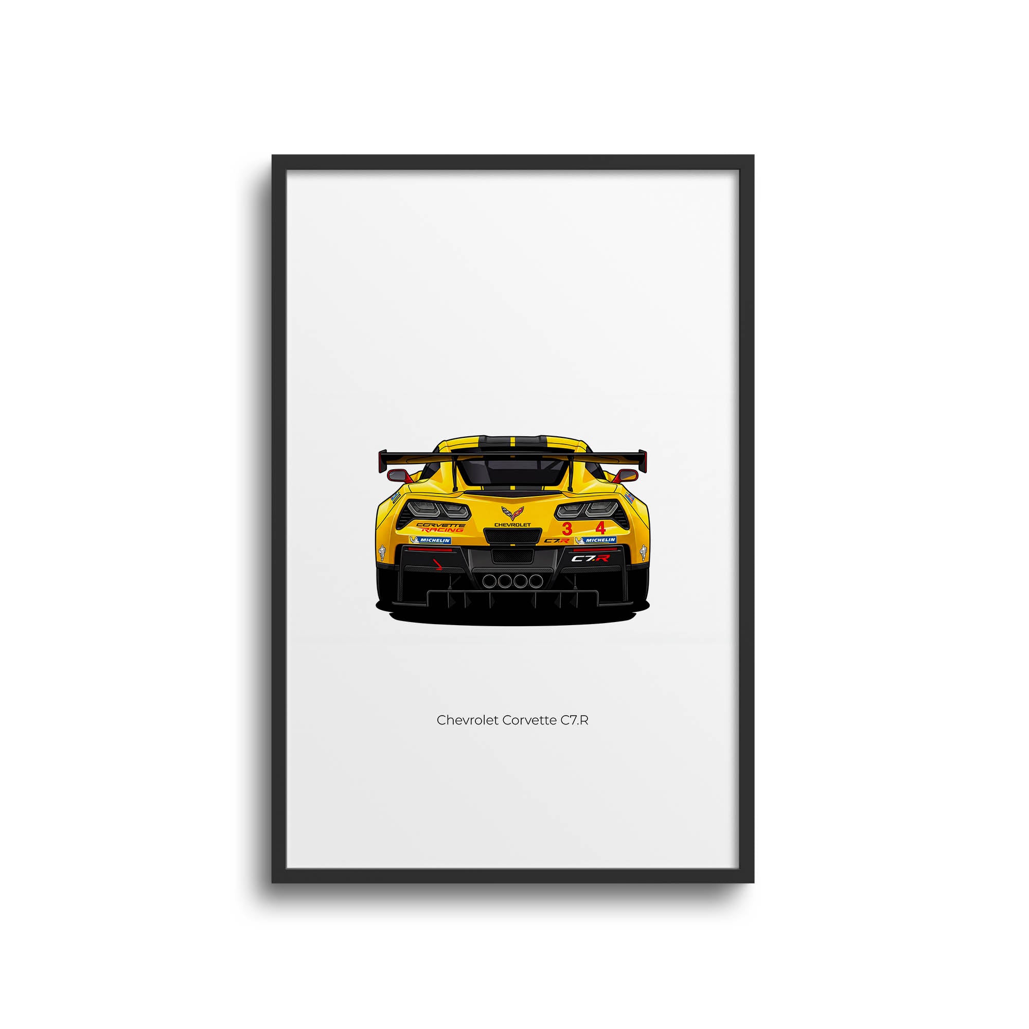 2015 Chevrolet Corvette C7 R Velocity – Car Print