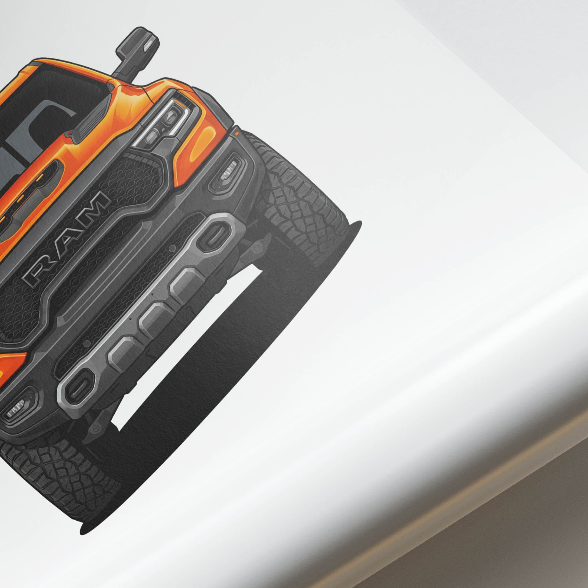 2021 Ram 1500 Trx Ignition – Car Print (Front)