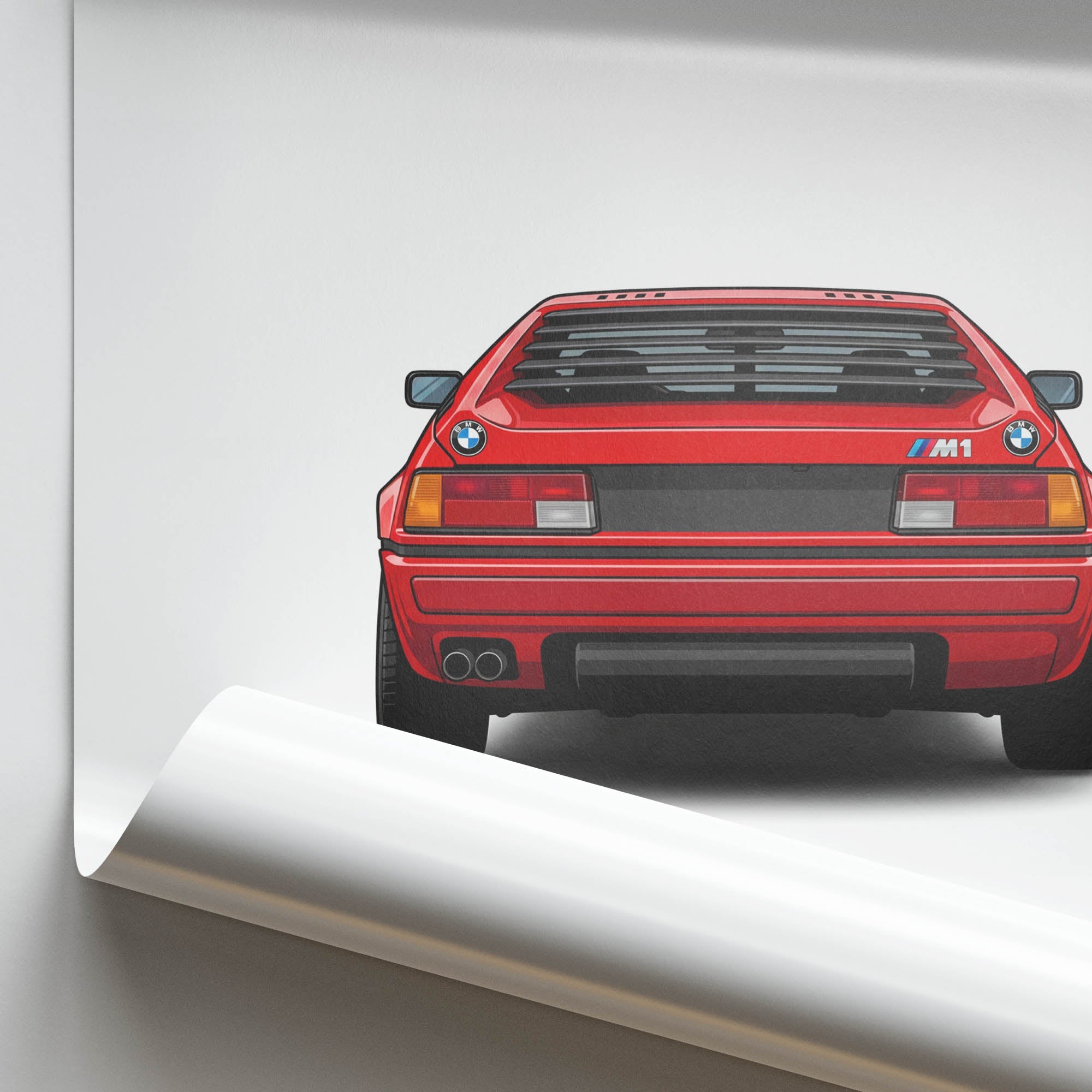 1978 BMW M1 – Car Print (Back)