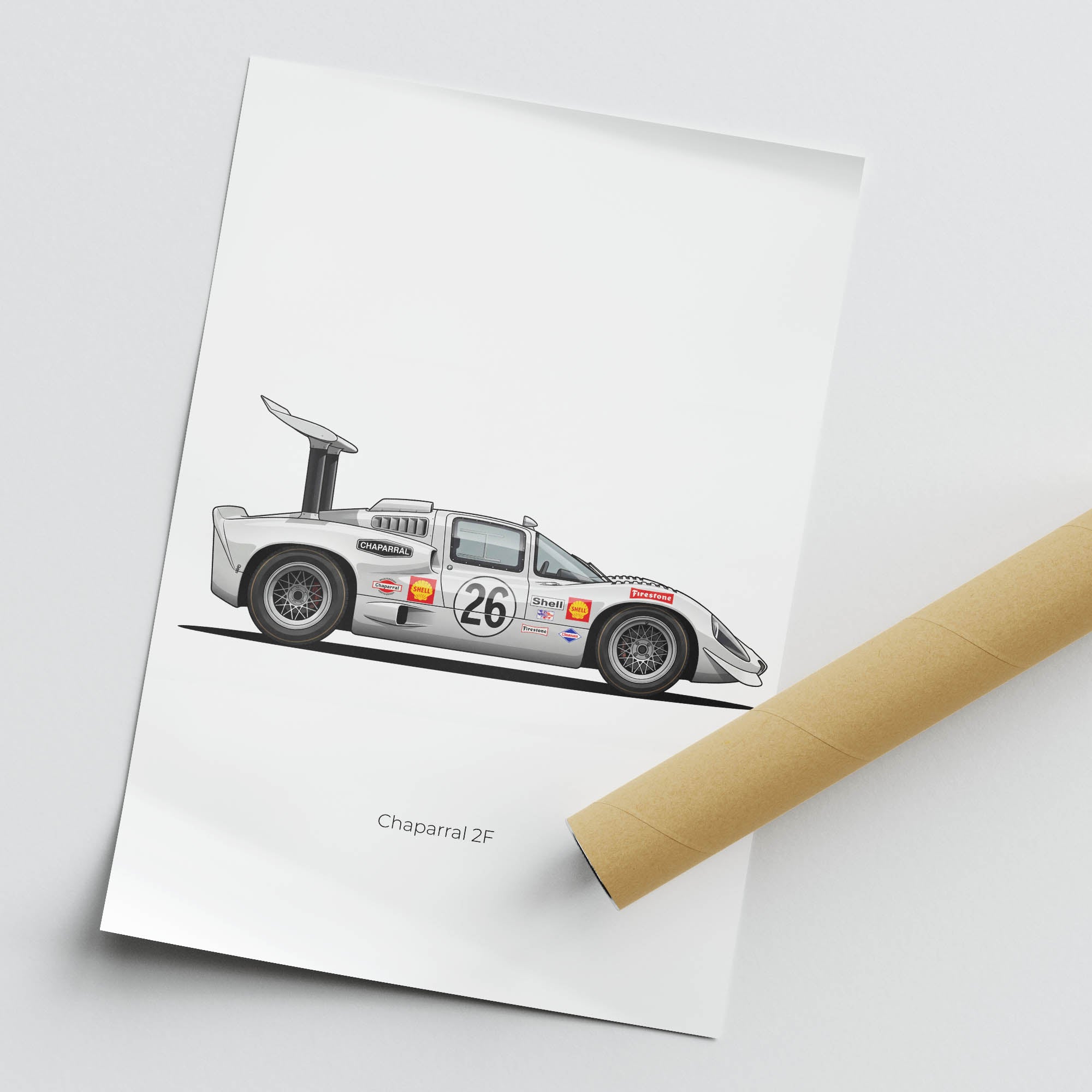 1967 Chaparral 2F – Car Print (Side)