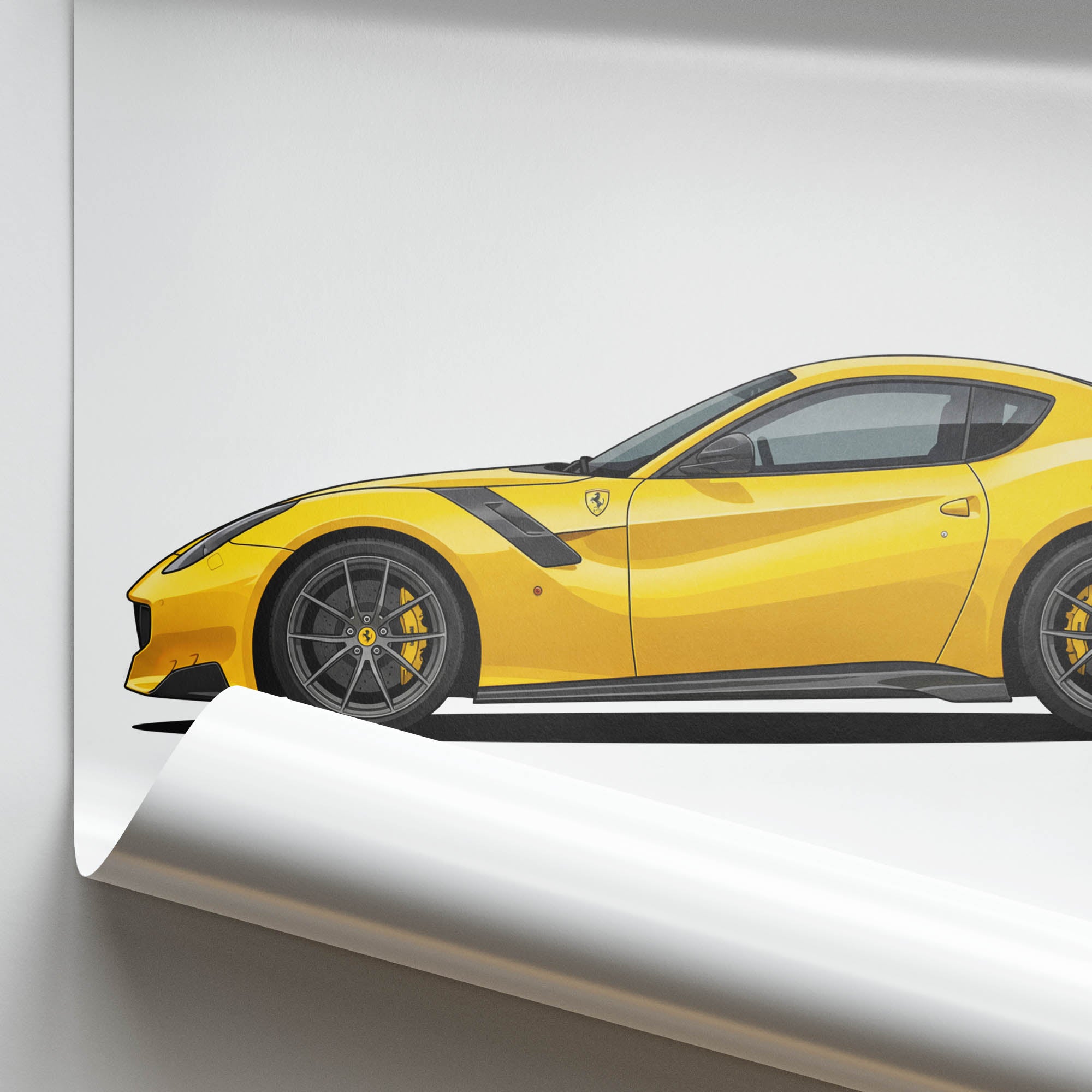 2016 Ferrari 2TDF – Car Print (Side)