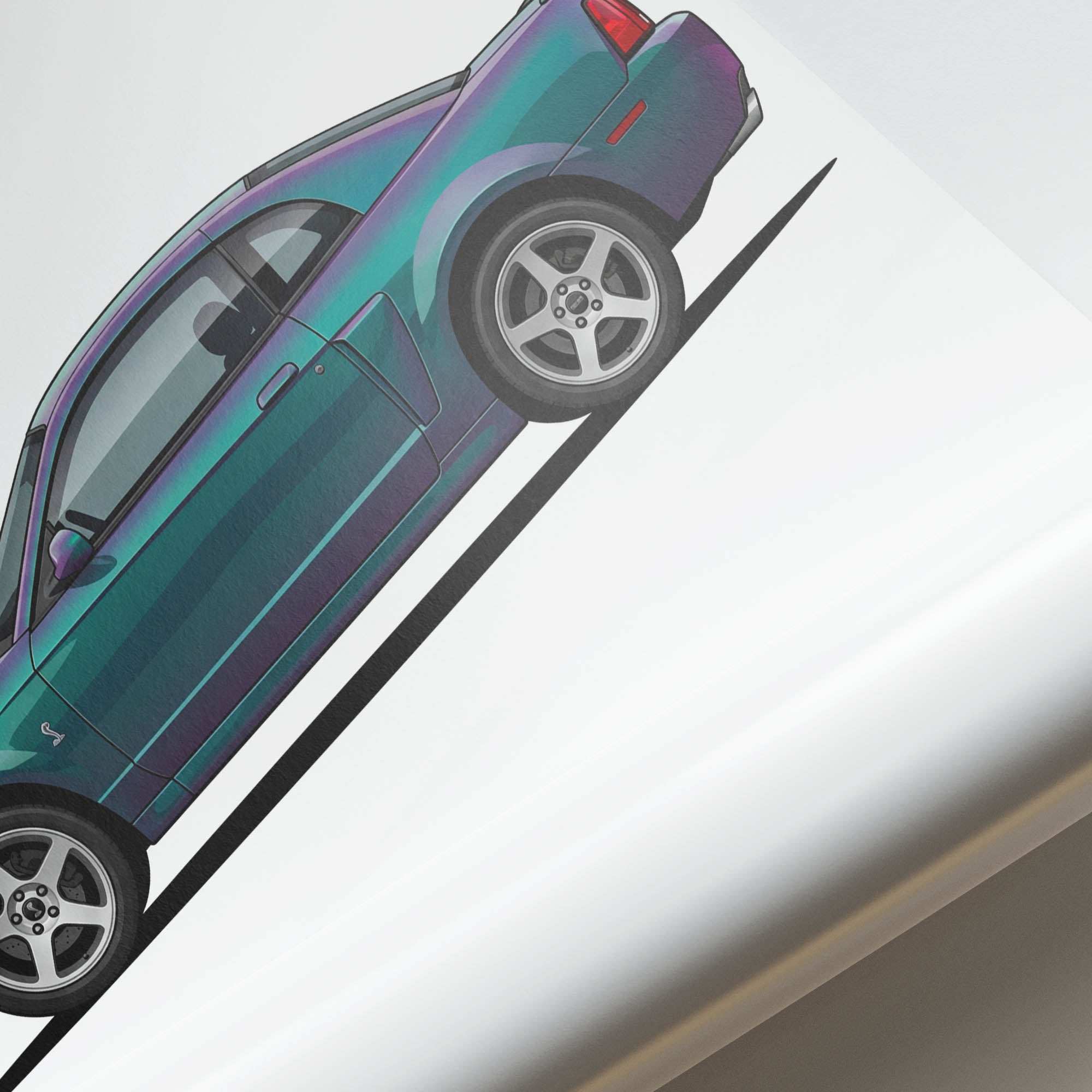 2004 Ford Mustang Svt Cobra Terminator – Car Print (Side)