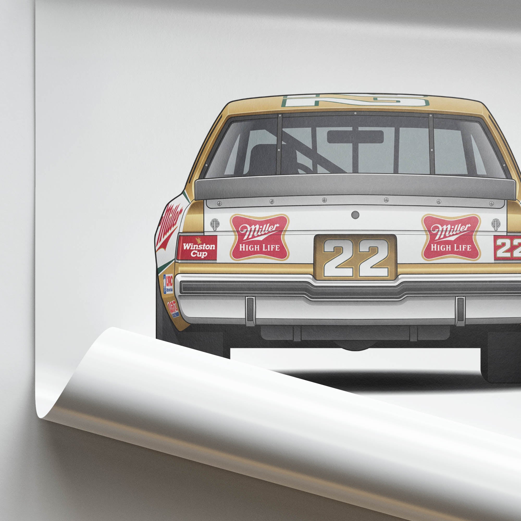 1983 Buick Regal Bobby Allison Miller High – Car Print