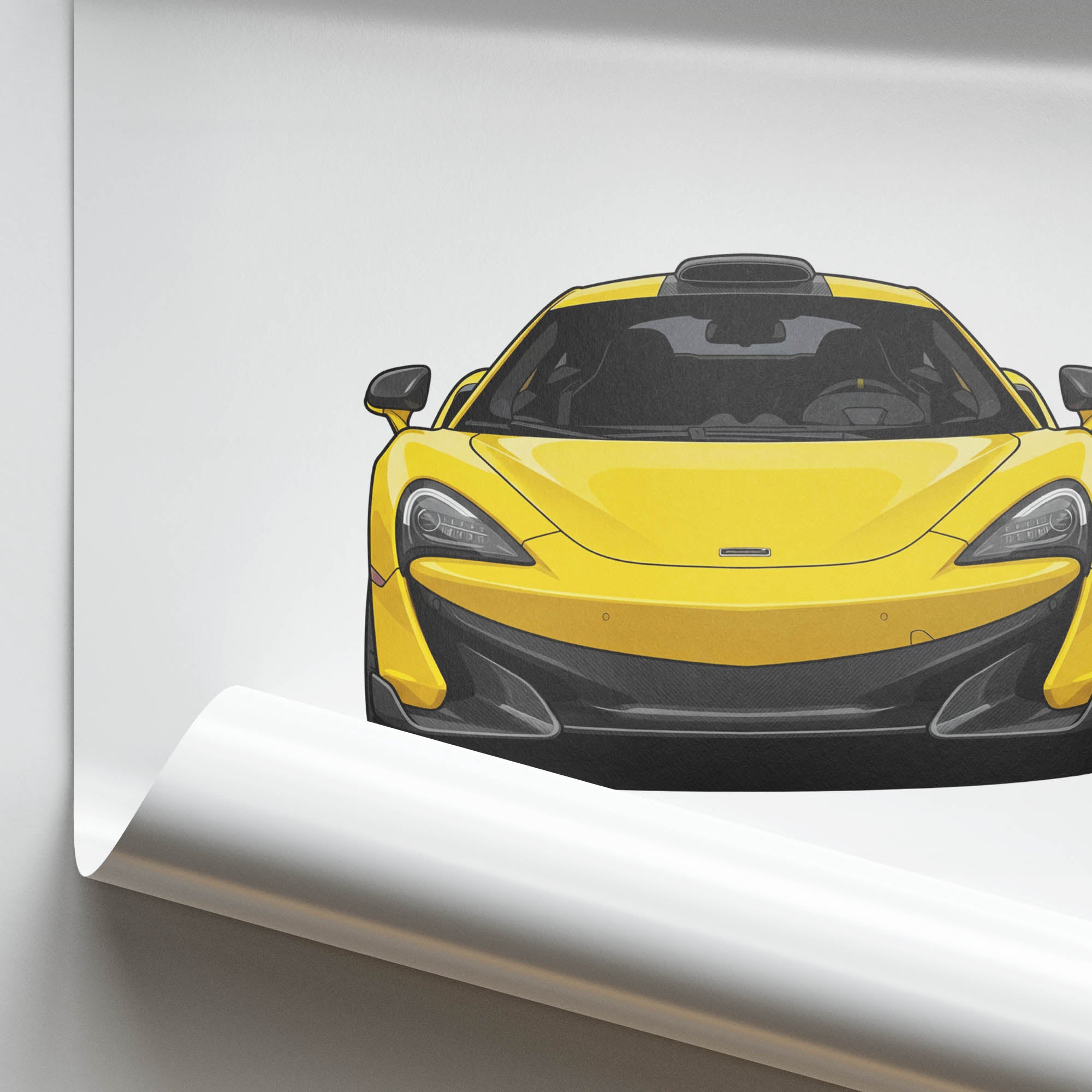 2019 McLaren 600LT Sicilian – Car Print