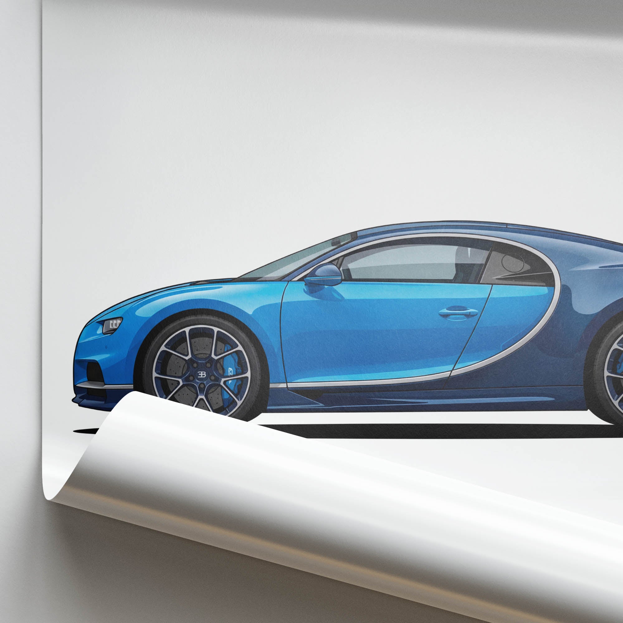 2016 Bugatti Chiron Two Tone – Car Print