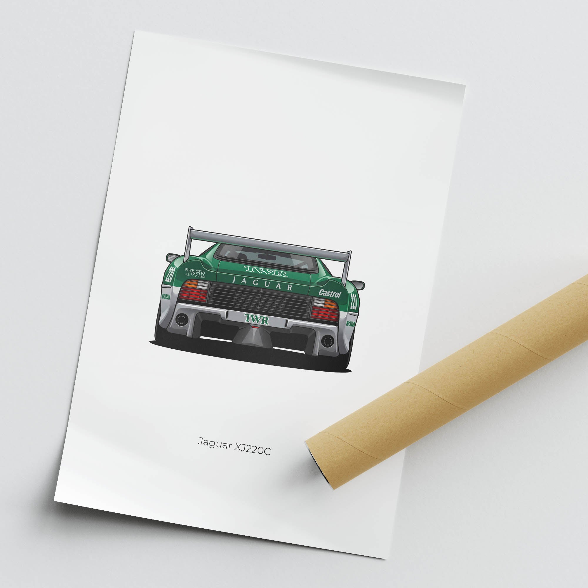 1993 Jaguar XJ220C Twr – Car Print