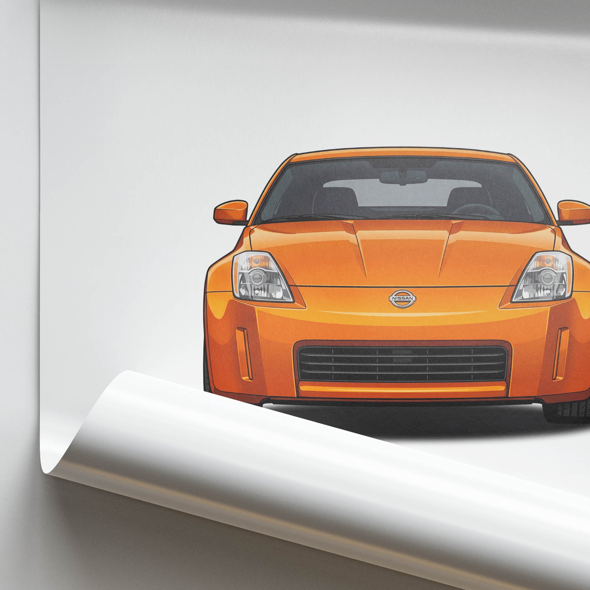 2003 Nissan 350Z Z33 – Car Print (Front)