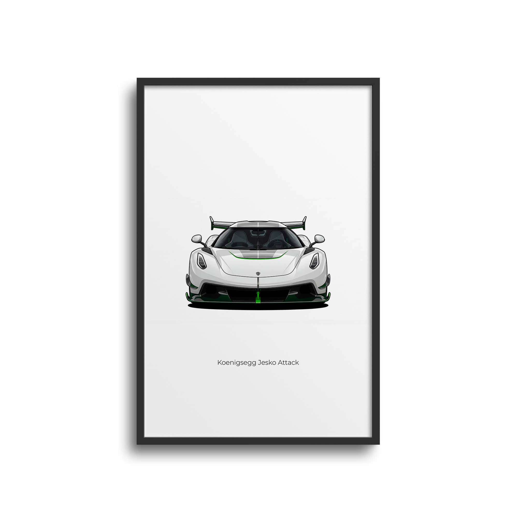 2021 Koenigsegg Jesko Attack – Car Print