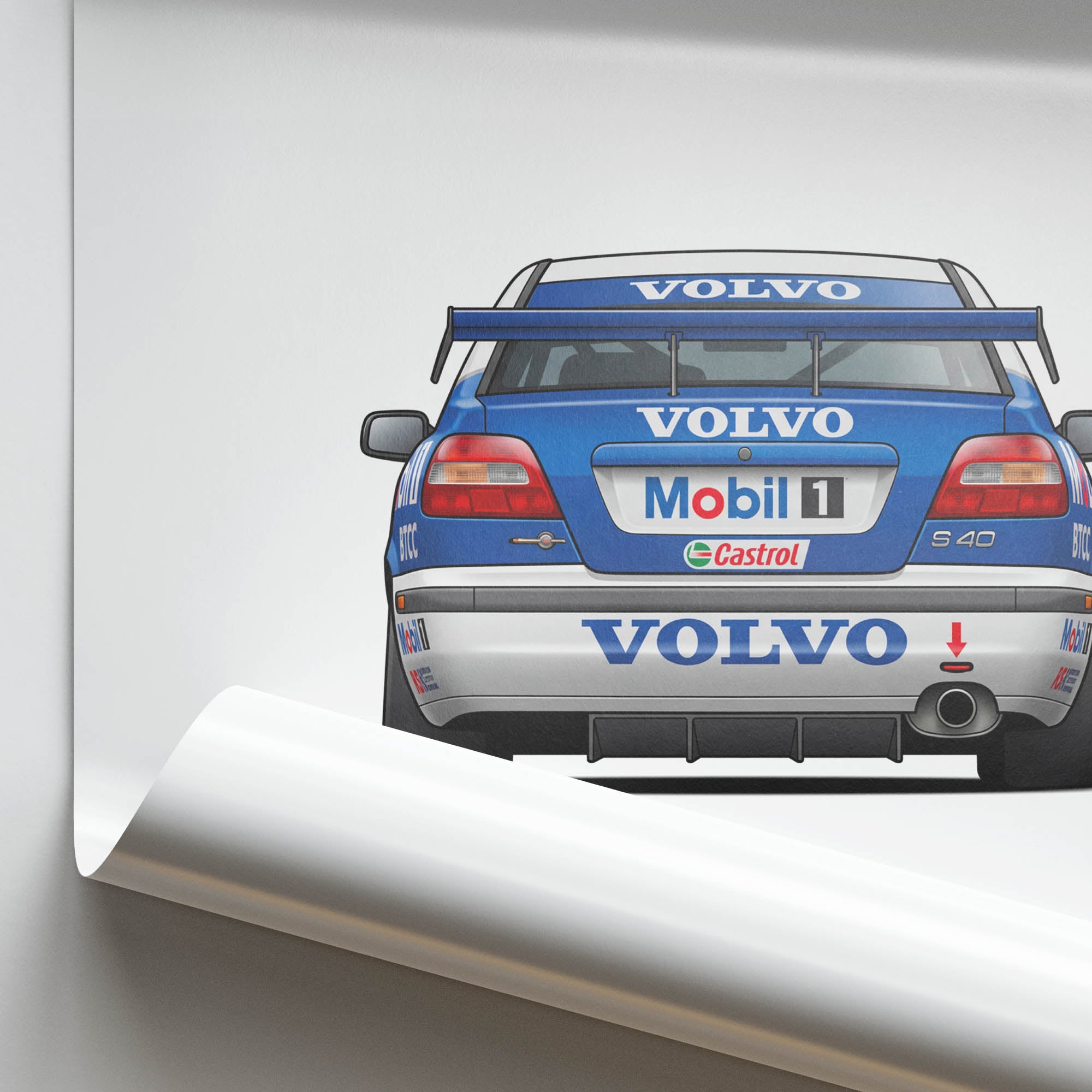 1998 Volvo S40 Btcc Rickard Rydell – Car Print