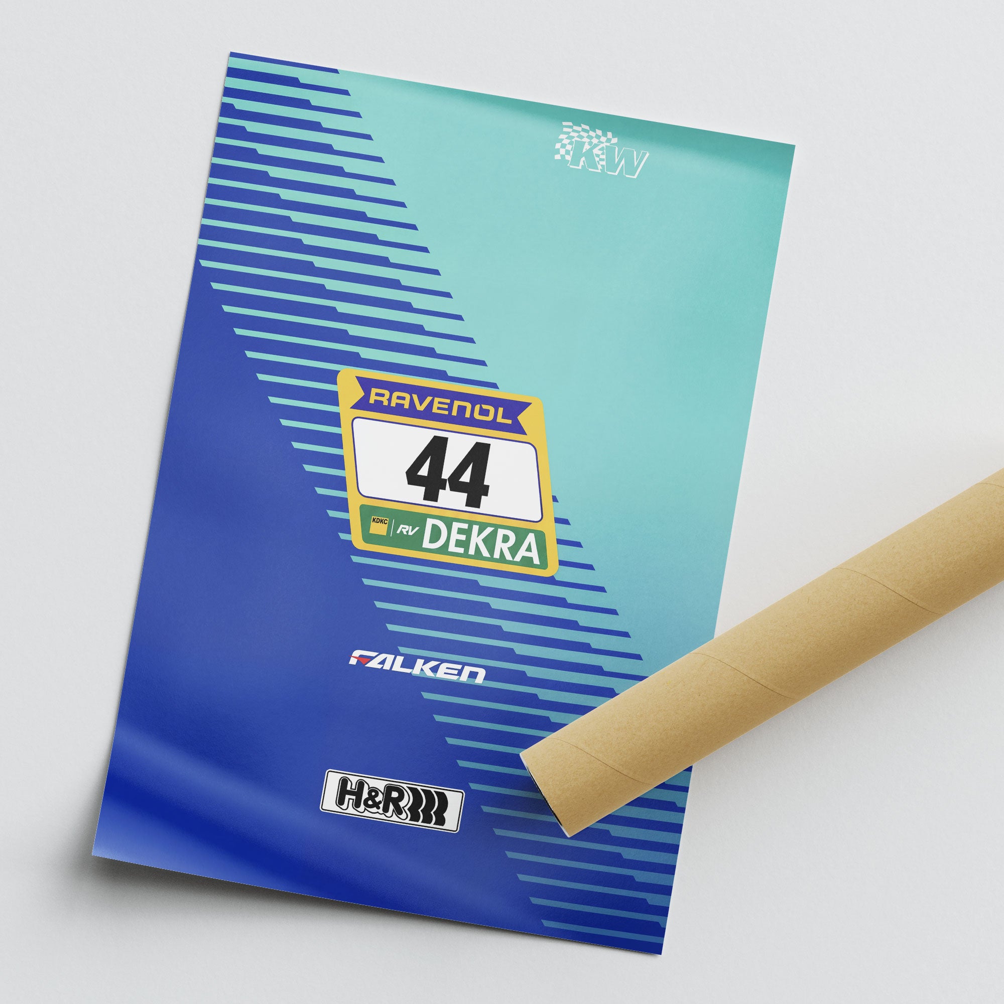 Porsche 911 GT3 R Poster – 24h Nürburgring Racing Art | Gran Corsa