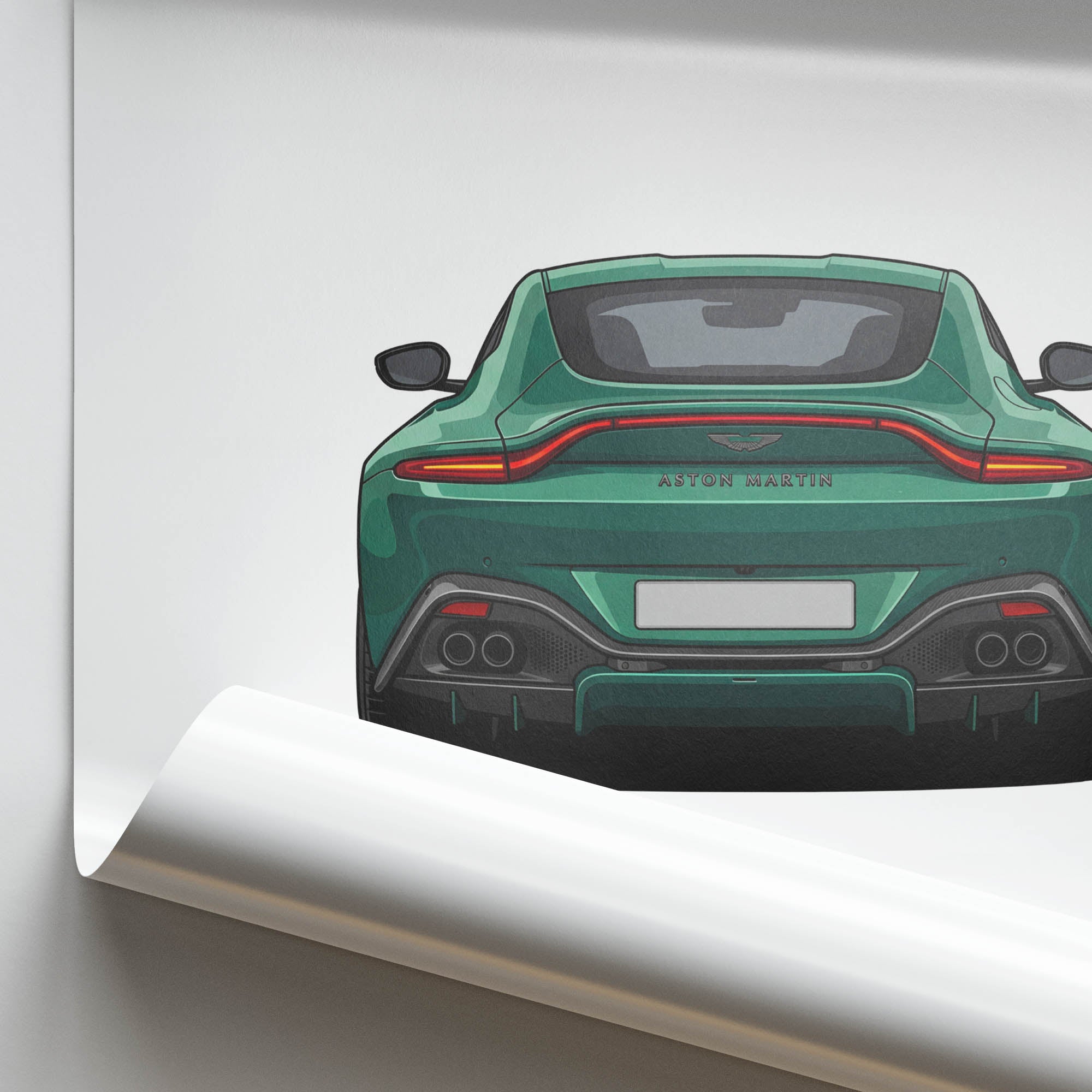 2025 Aston Martin Vantage Podium – Car Print