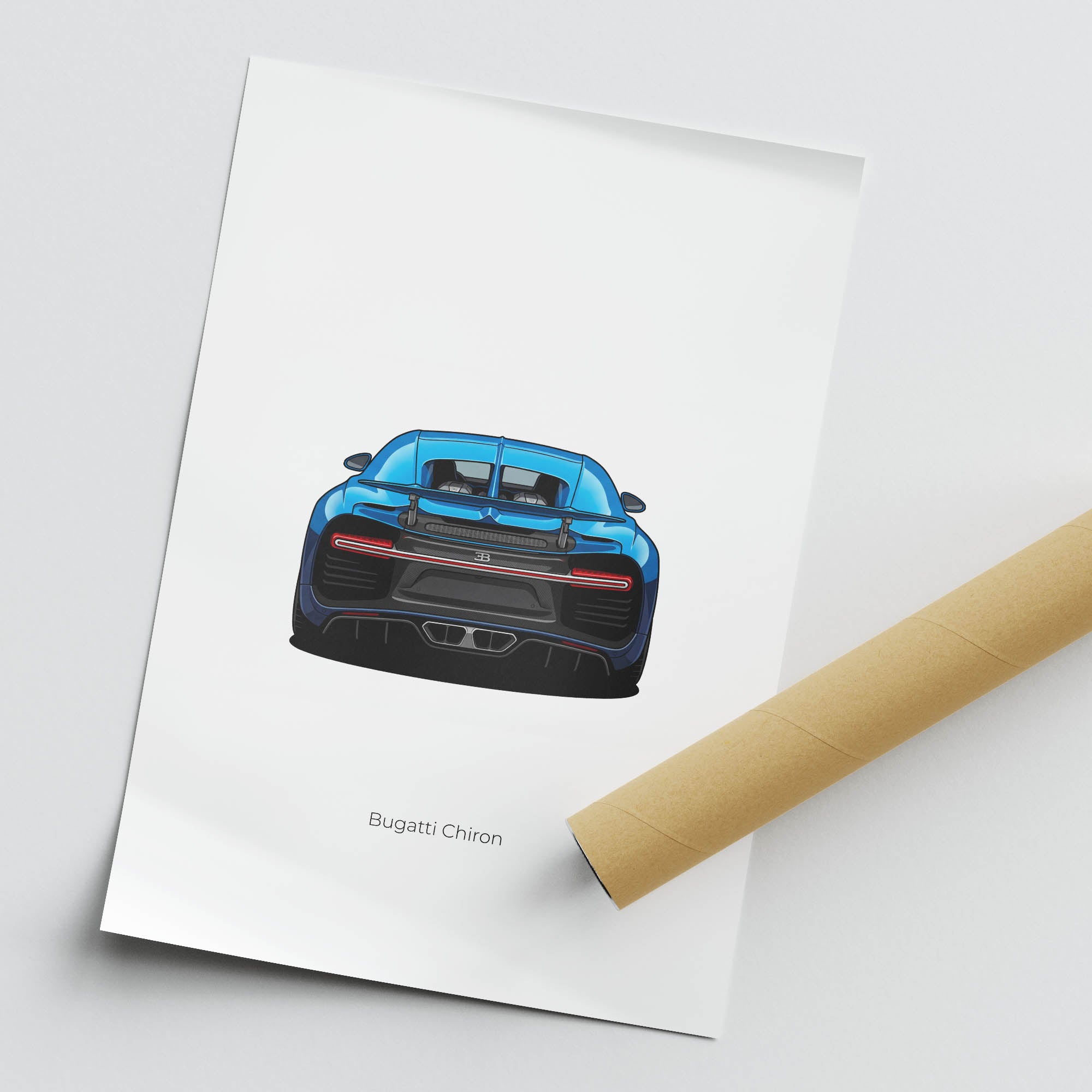 2016 Bugatti Chiron Two Tone – Car Print