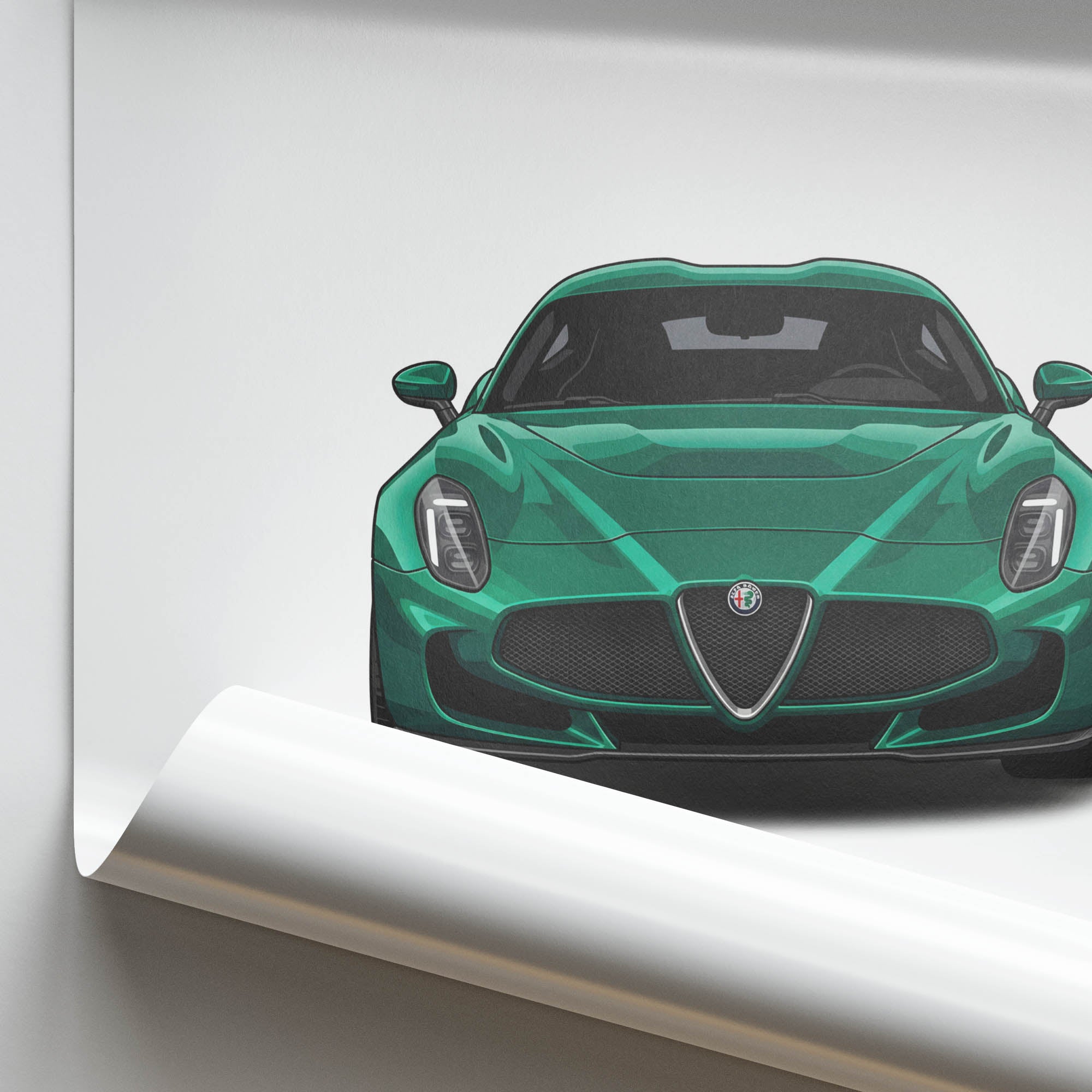 2023 Alfa Romeo Giulia Swb Zagato Montreal – Car Print