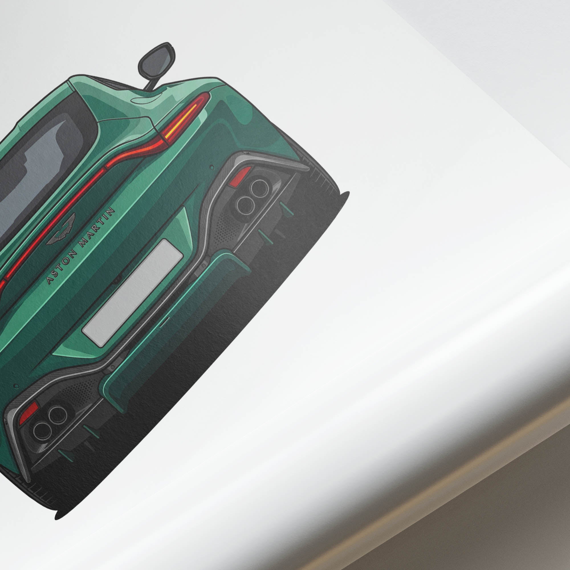 2025 Aston Martin Vantage Podium – Car Print