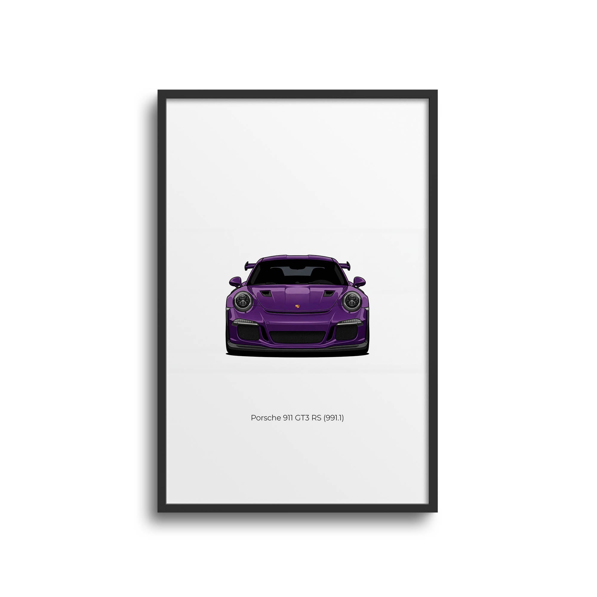 2016 Porsche 911 GT3 RS 991 1 Ultraviolet – Car Print