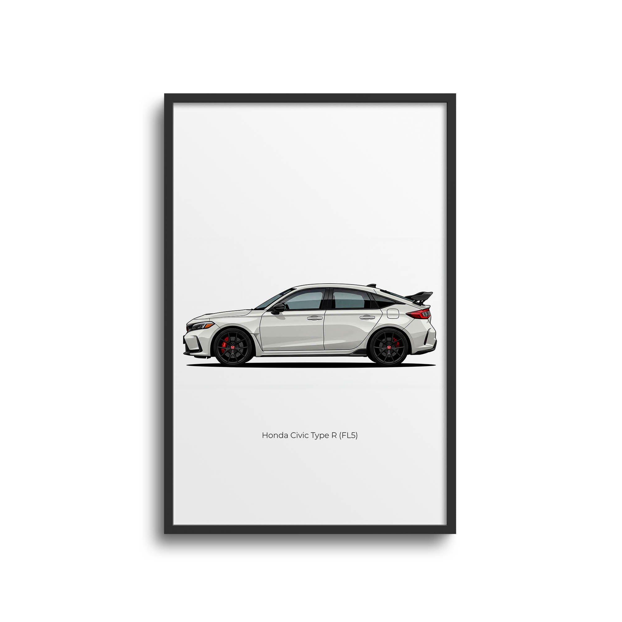 2023 Honda Civic Type R FL5 Championship – Car Print (Side)