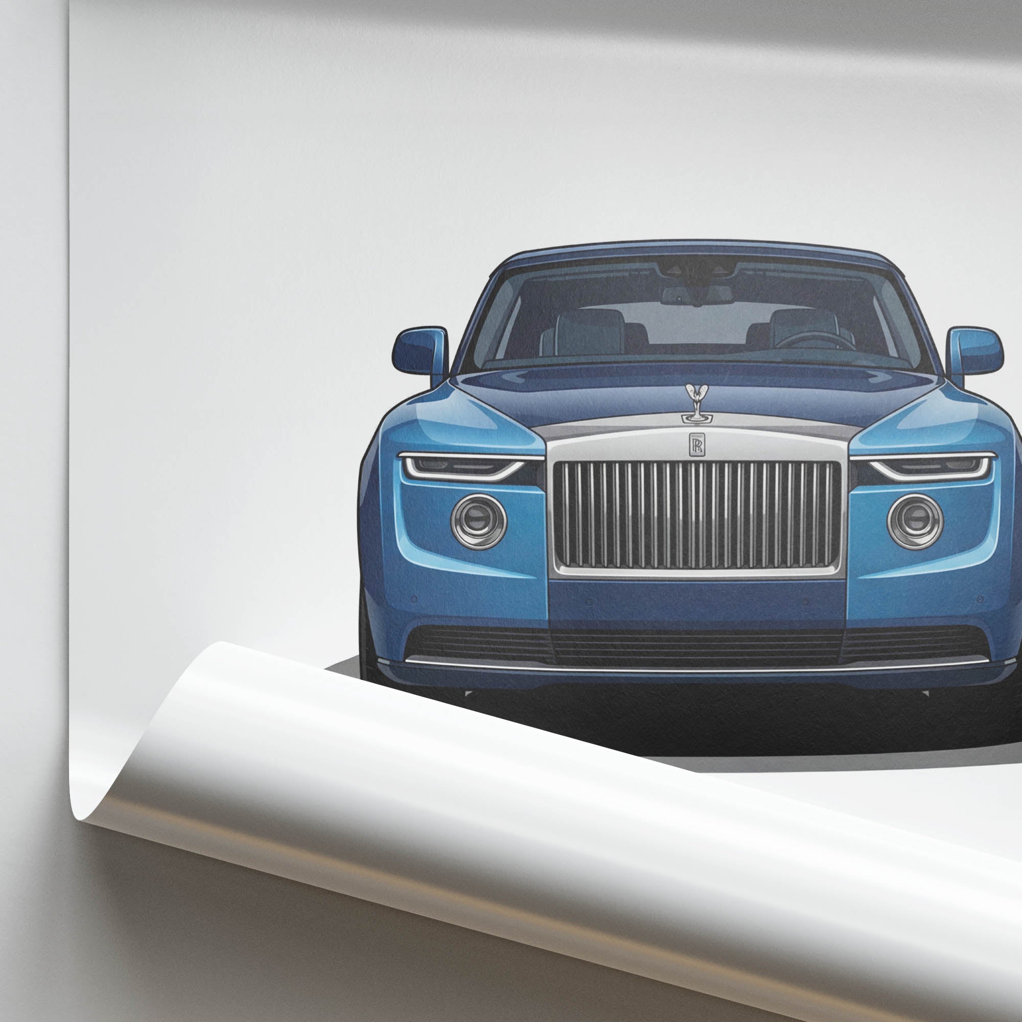 2021 Rolls Royce Boat Tail – Car Print (Front)