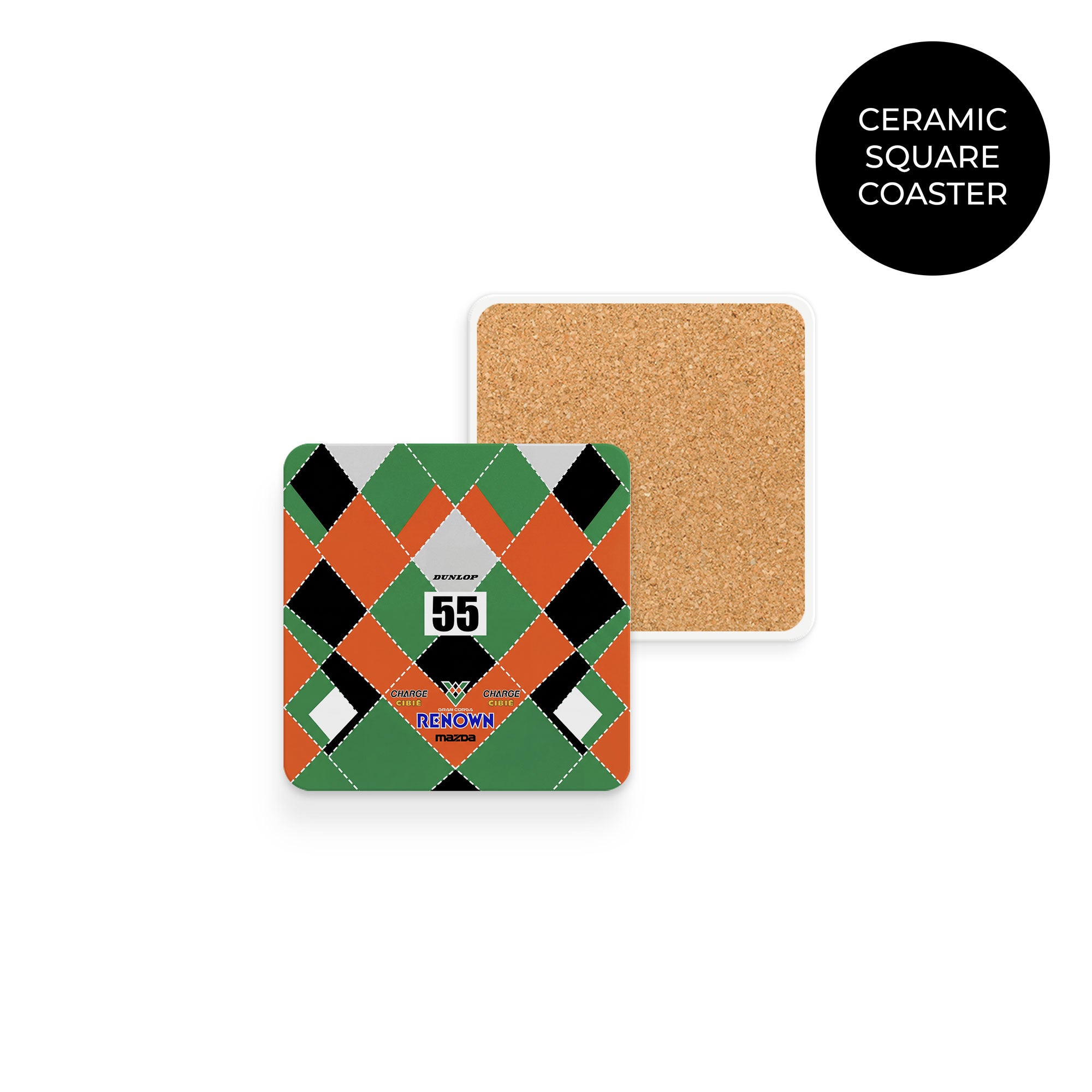 Mazda 787B Coaster – Iconic Race Car Surface Protector | 1991 Le Mans Winner