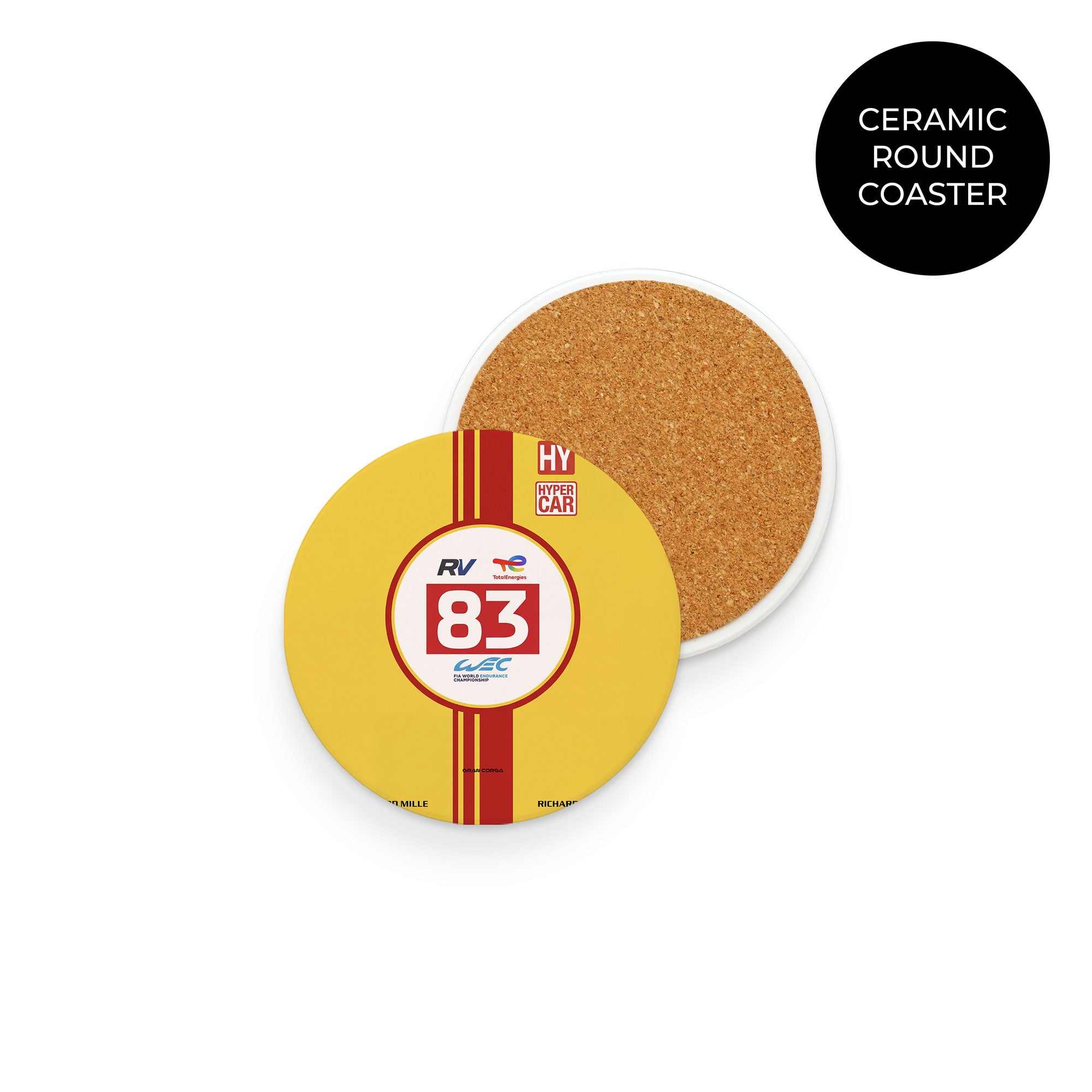 AF Corse Coaster – Official 499P 2024 Racing Fan Gift | Surface Protection