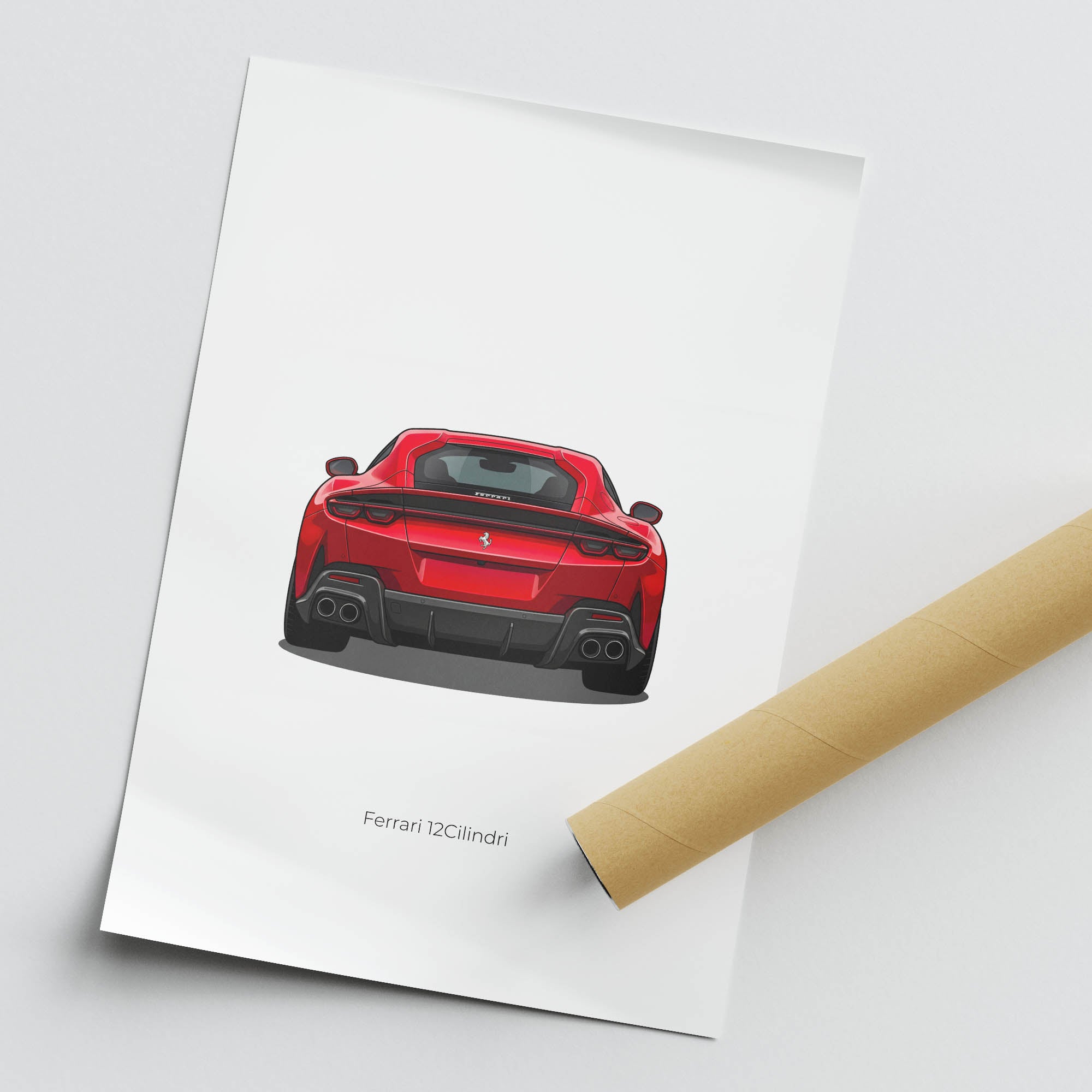 2025 Ferrari 12CILINDRI – Car Print