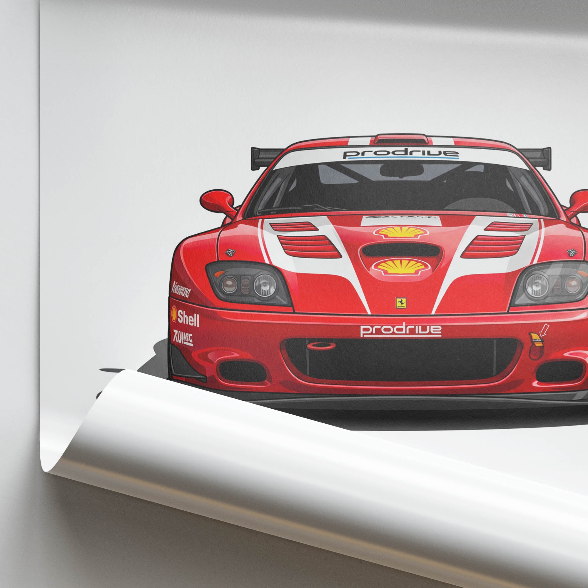 2003 Ferrari 550 Gts Maranello Prodrive – Car Print
