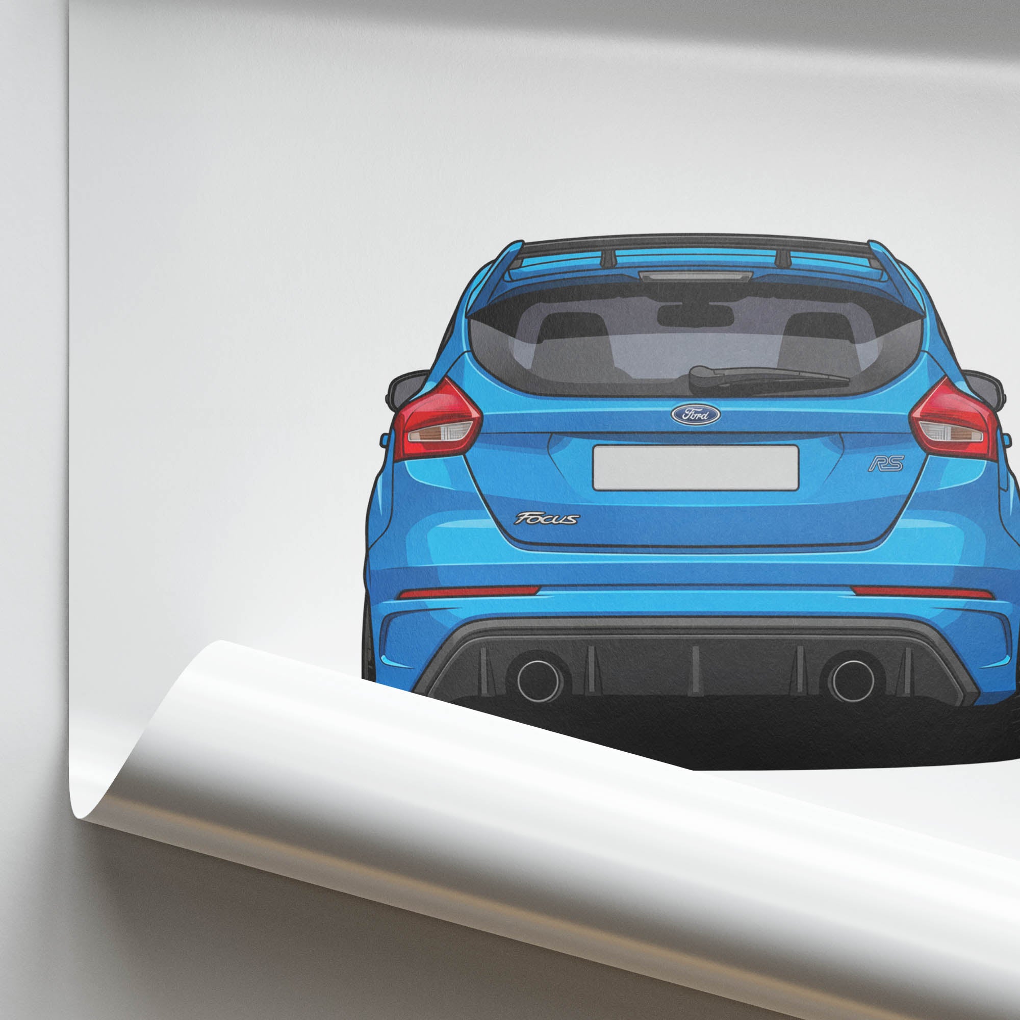 2016 Ford Focus RS MK3 Nitrous – Car Print