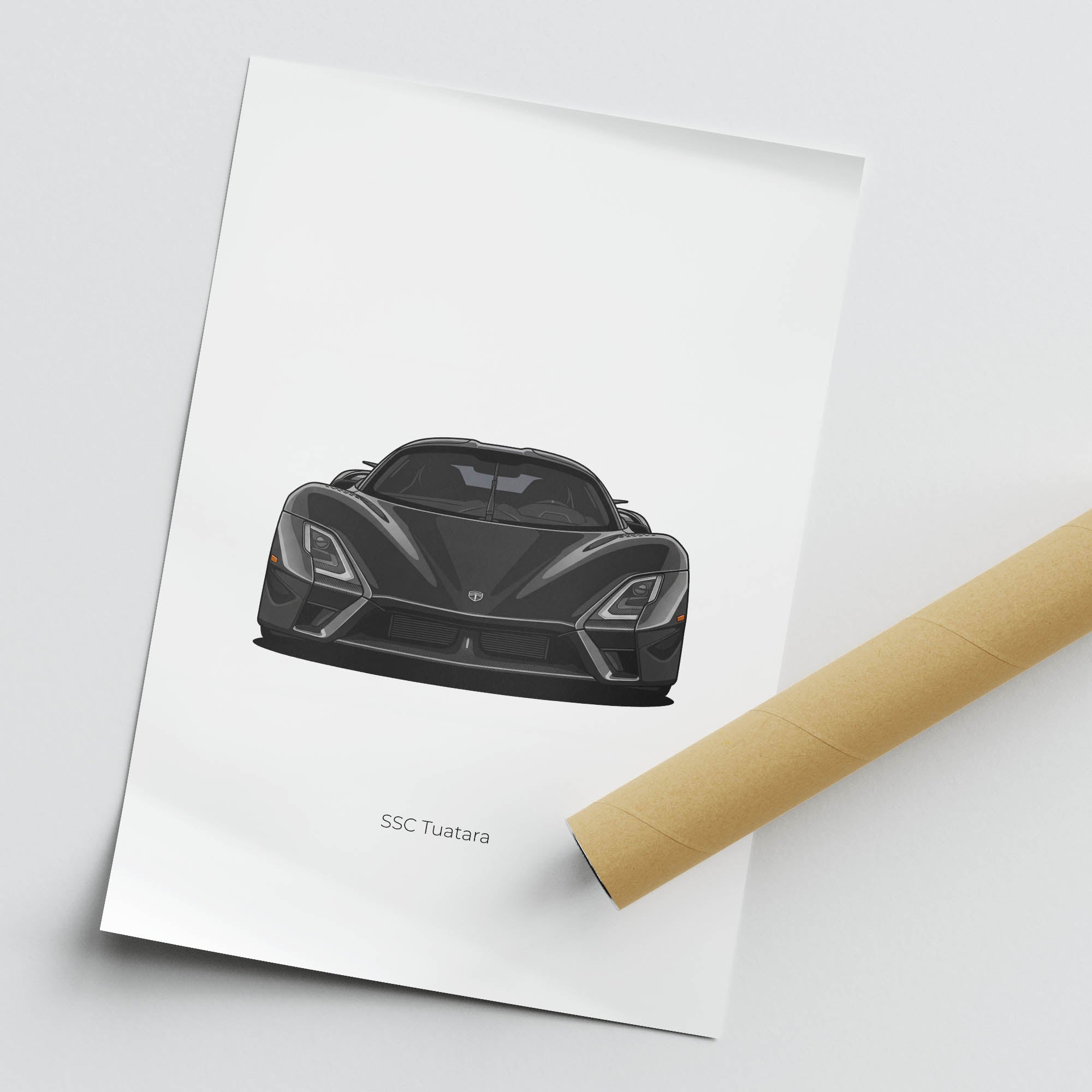 2021 Ssc Tuatara – Car Print (Front)