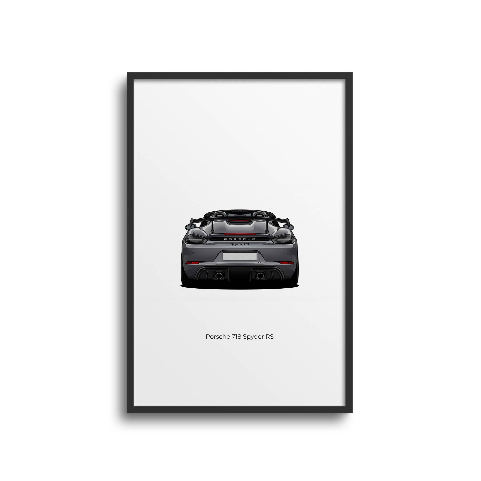 2024 Porsche 718 Spyder RS Vanadium – Car Print