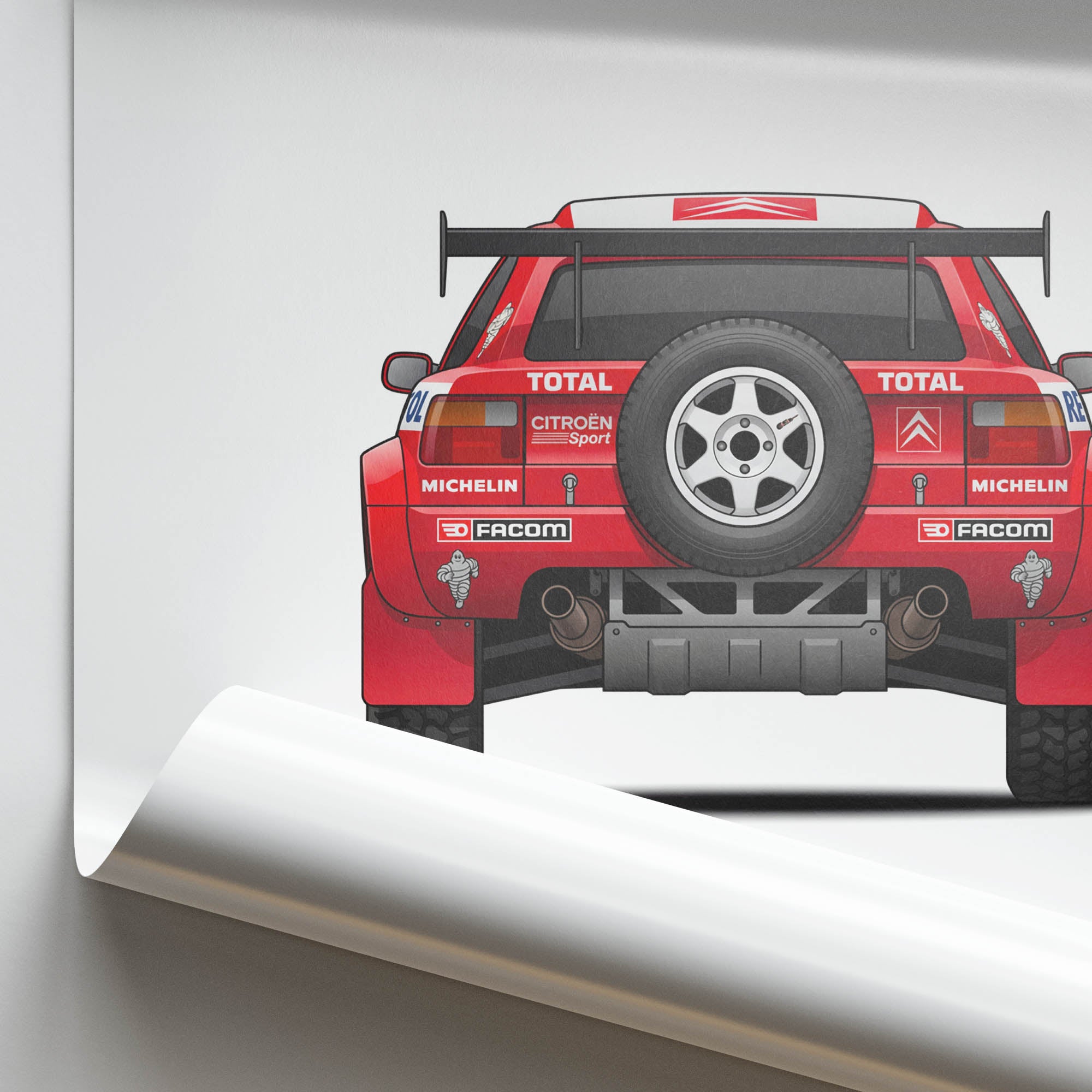 1992 Citroen Zx Rallye – Car Print