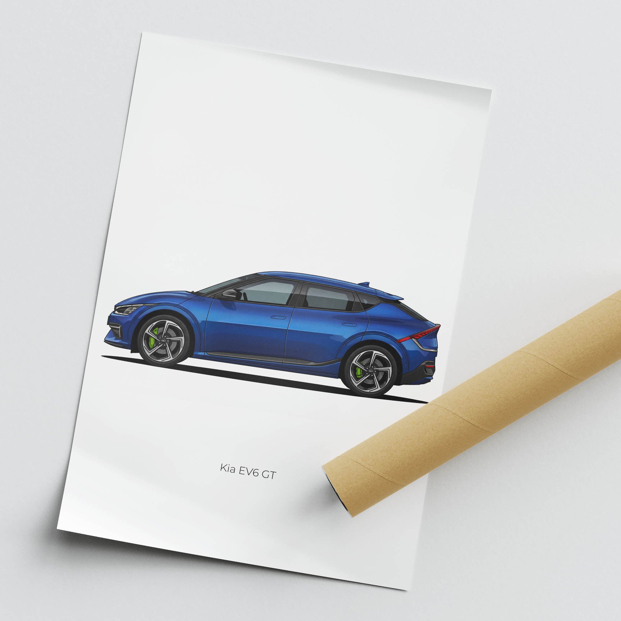 2023 Kia EV6 GT Yacht – Car Print