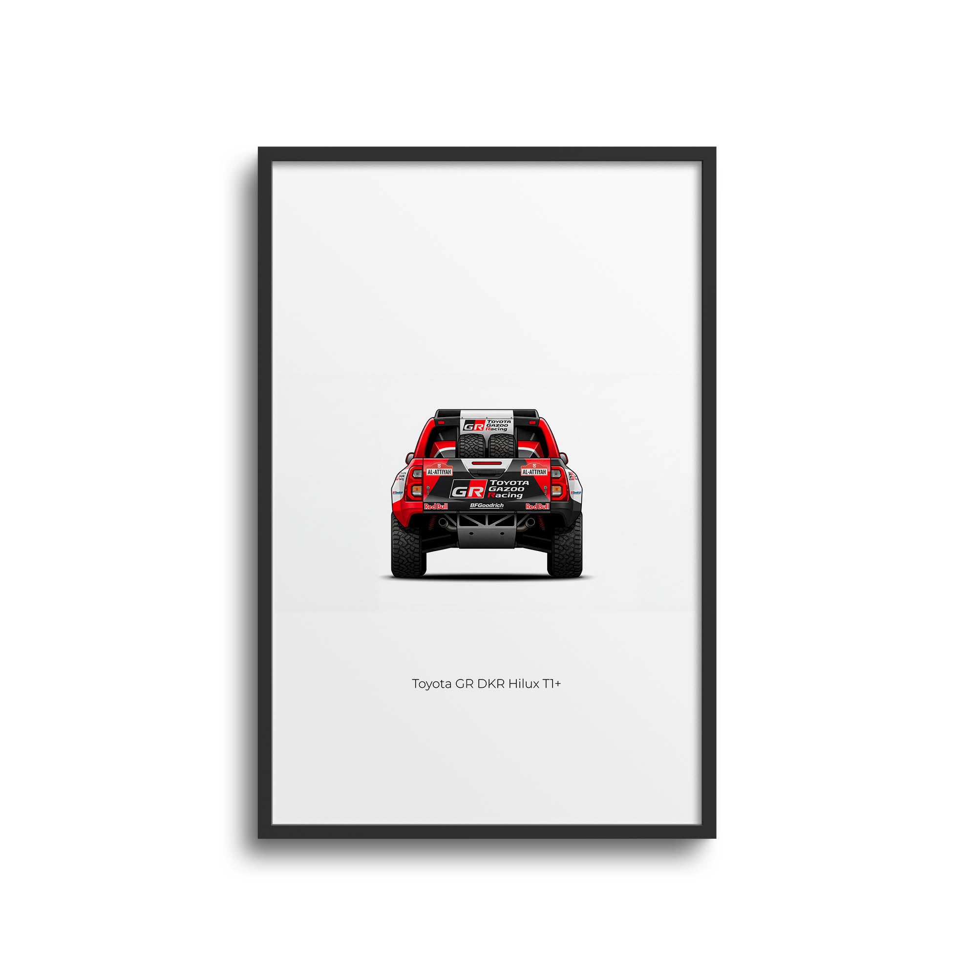 2022 Toyota GR DKR Hilux T1 Nasser Al Attiyah – Car Print