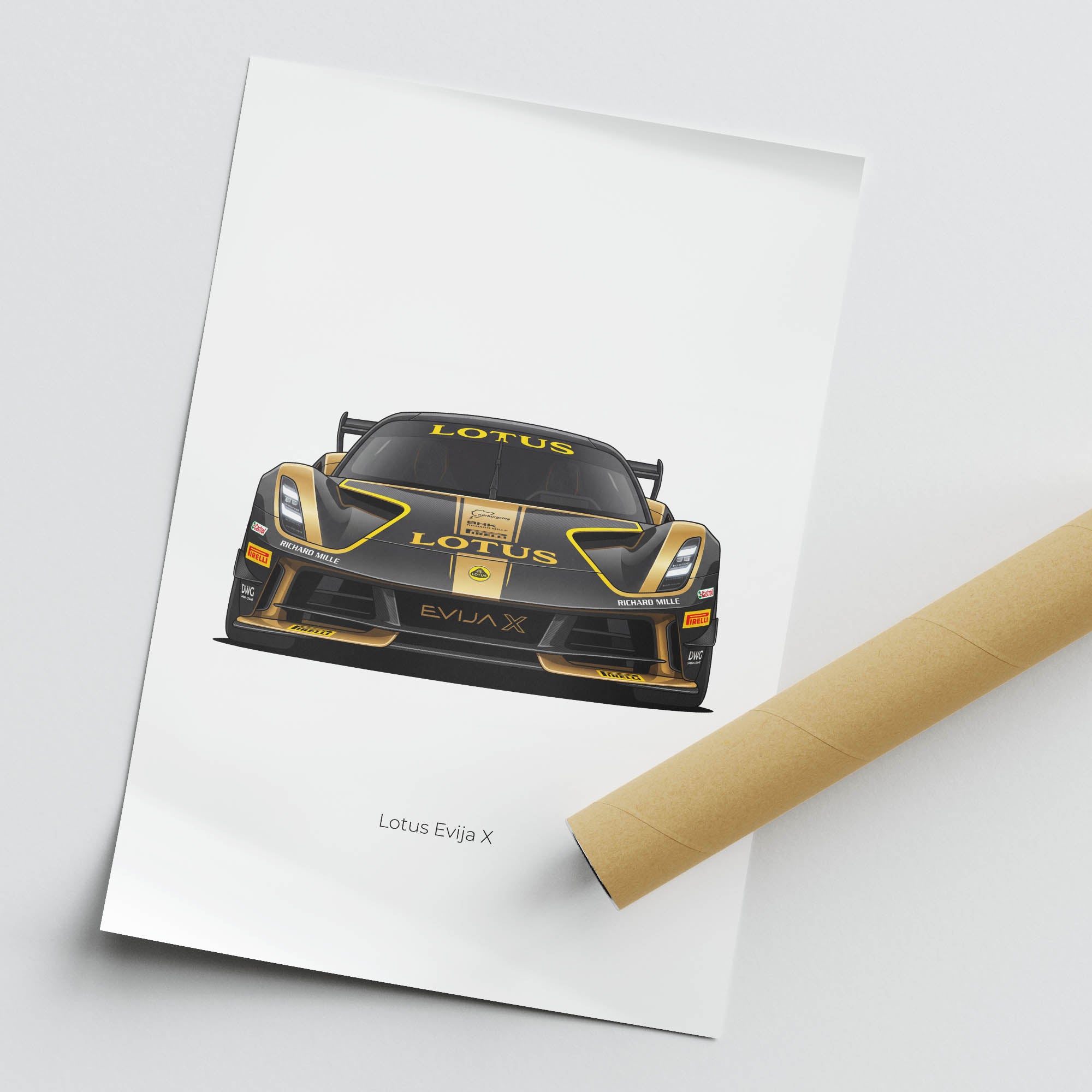 2024 Lotus Evija X Nürburgring Record – Car Print