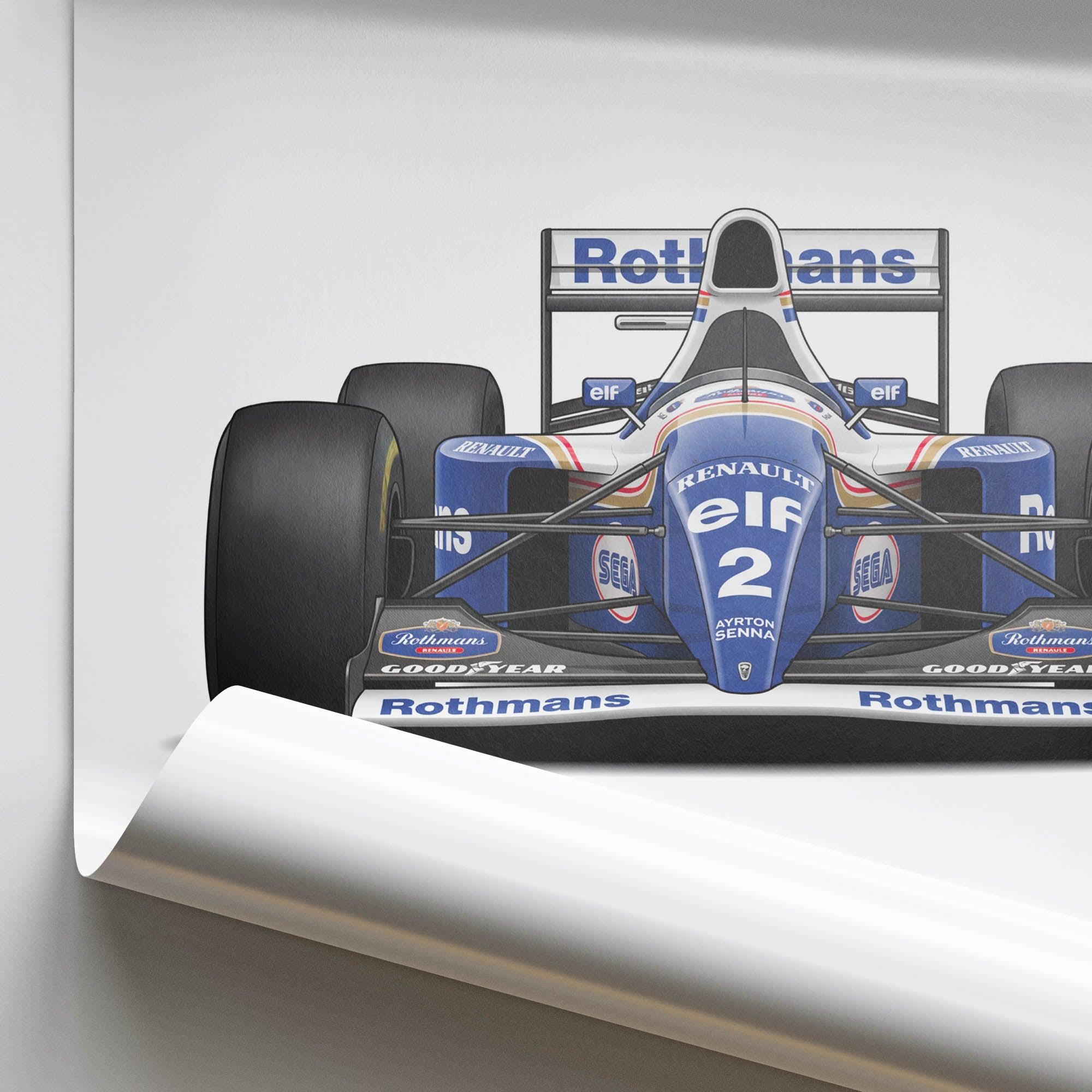 1994 Williams FW16 Ayrton Senna – Car Print